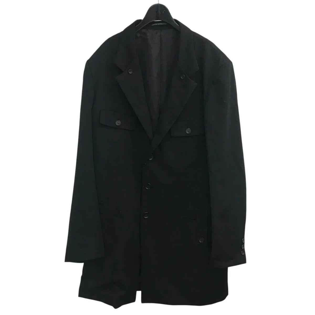 Yohji Yamamoto Yohji Yamamoto pour homme Layered collar 3BSJ/jacket Size US XL / EU 56 / 4 - 1 Thumbnail
