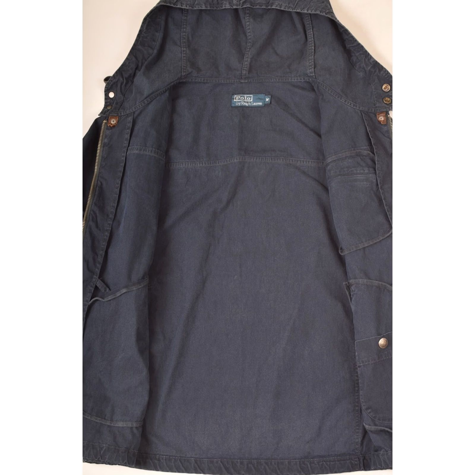 Ralph Lauren VINTAGE Polo Ralph Lauren Bomber Full-Zip Jacket Men's M Blue Size US M / EU 48-50 / 2 - 6 Thumbnail
