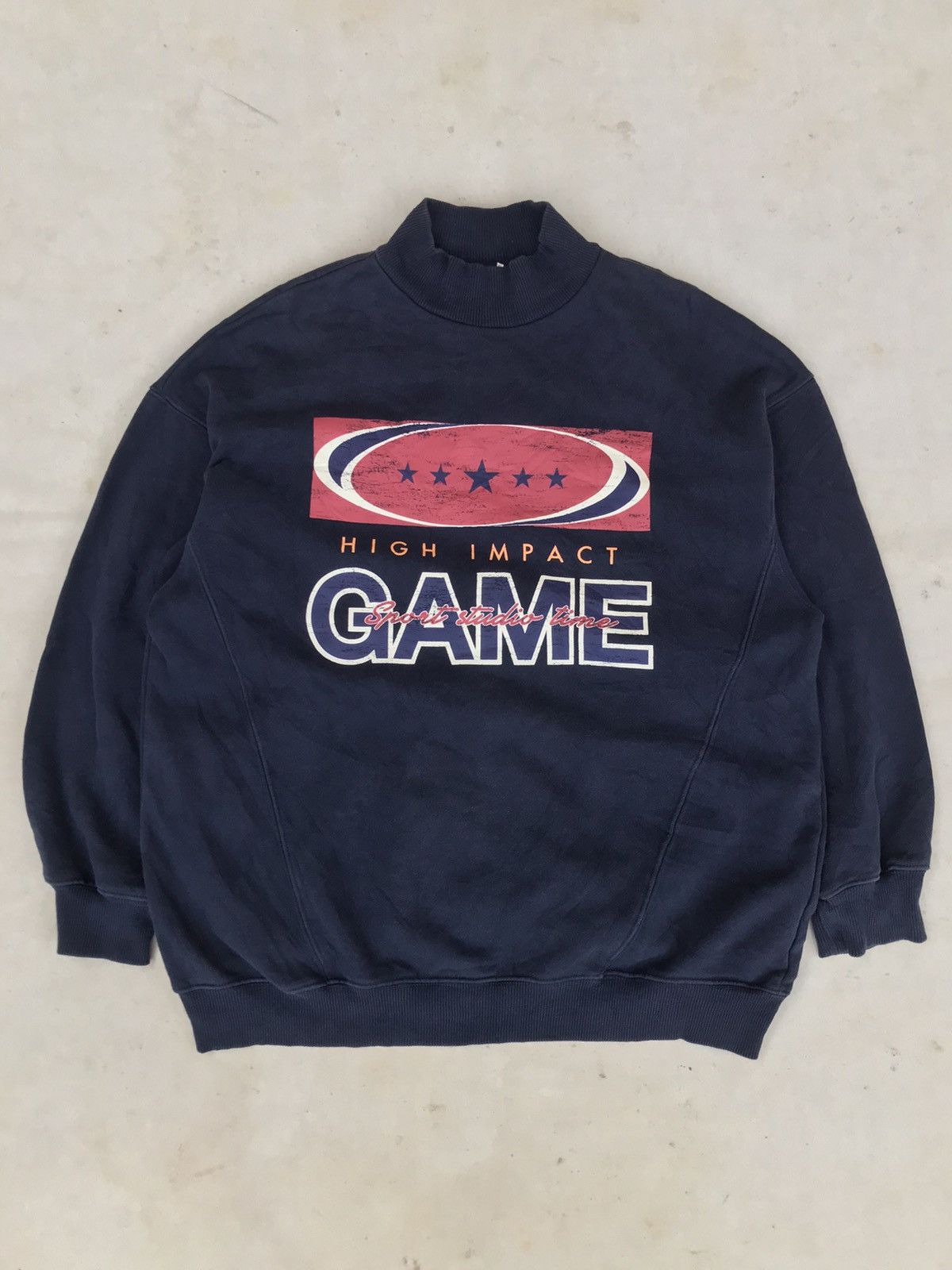 image of Gu High Impact Sport Studio Game Sweatshirt in Blue, Men's (Size Small)