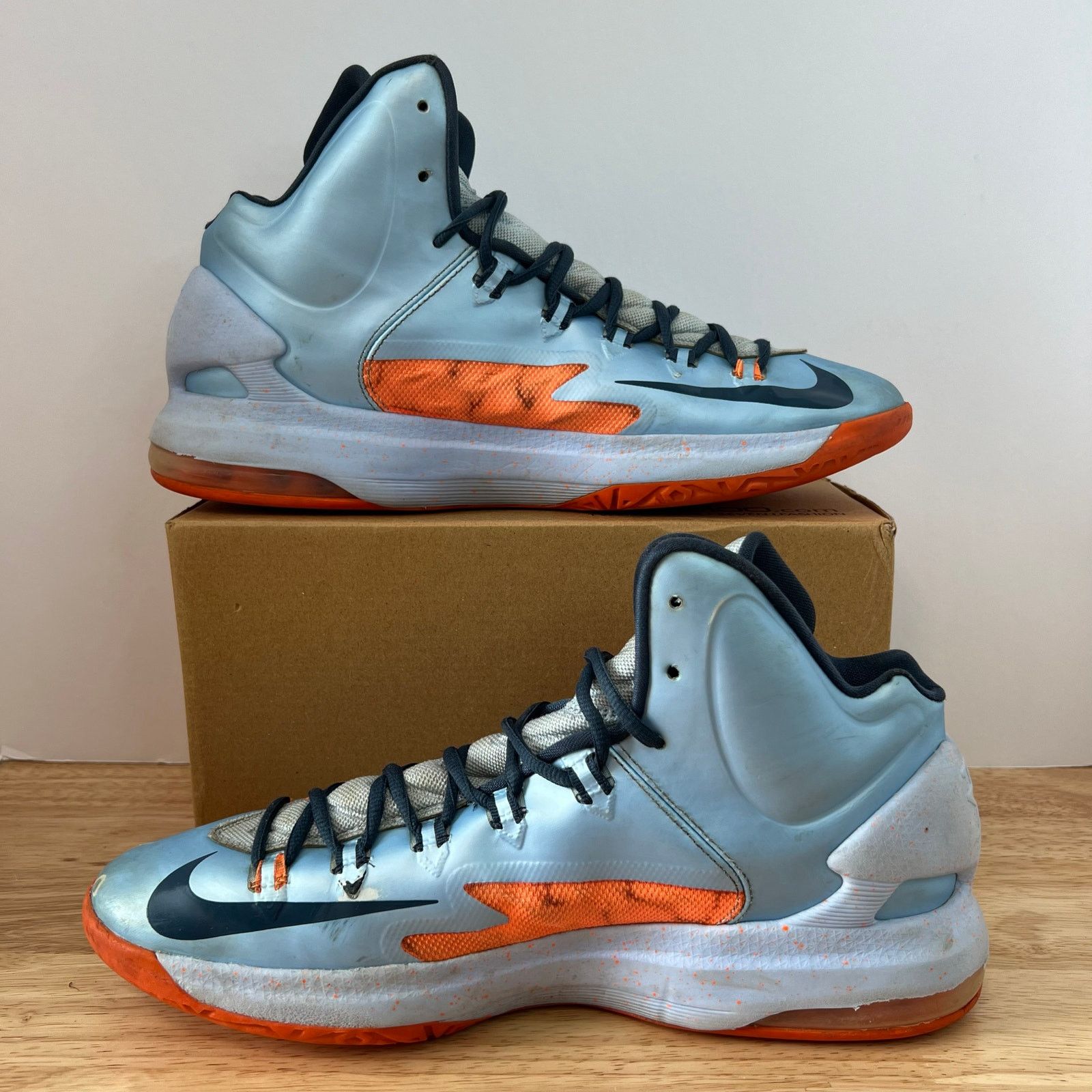 Nike Nike KD 5 ‘Ice blue’ Hightop Men’s Size 11.5 - 554988-400 Size US 11.5 / EU 44-45 - 2 Thumbnail