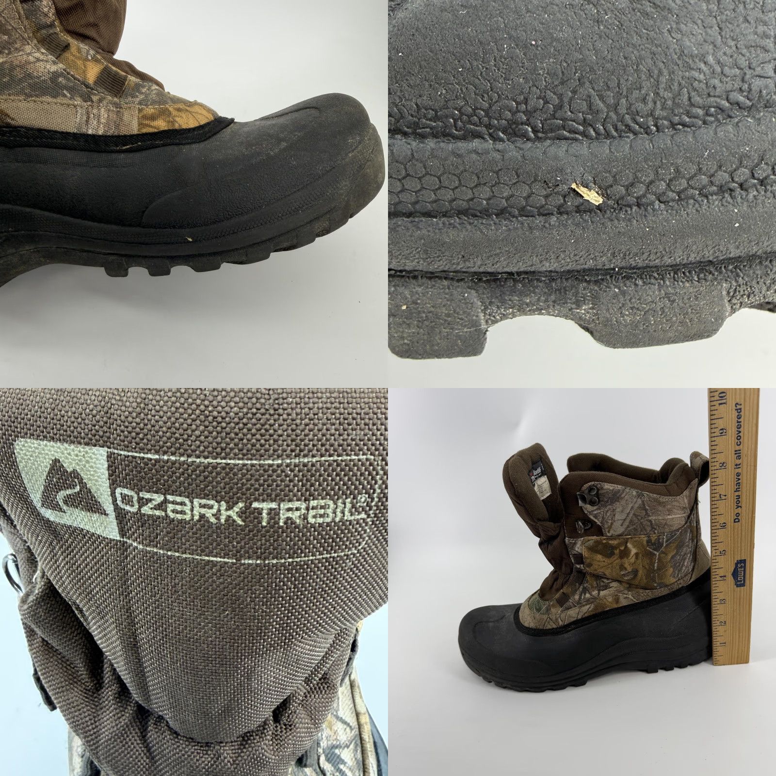 Vintage Ozark Trail Mens 11 Snow Boot Camouflage Thinsulate 200g Insulated Winter Hunting Gorpcore Mid-Calf Size US 11 / EU 44 - 10 Thumbnail