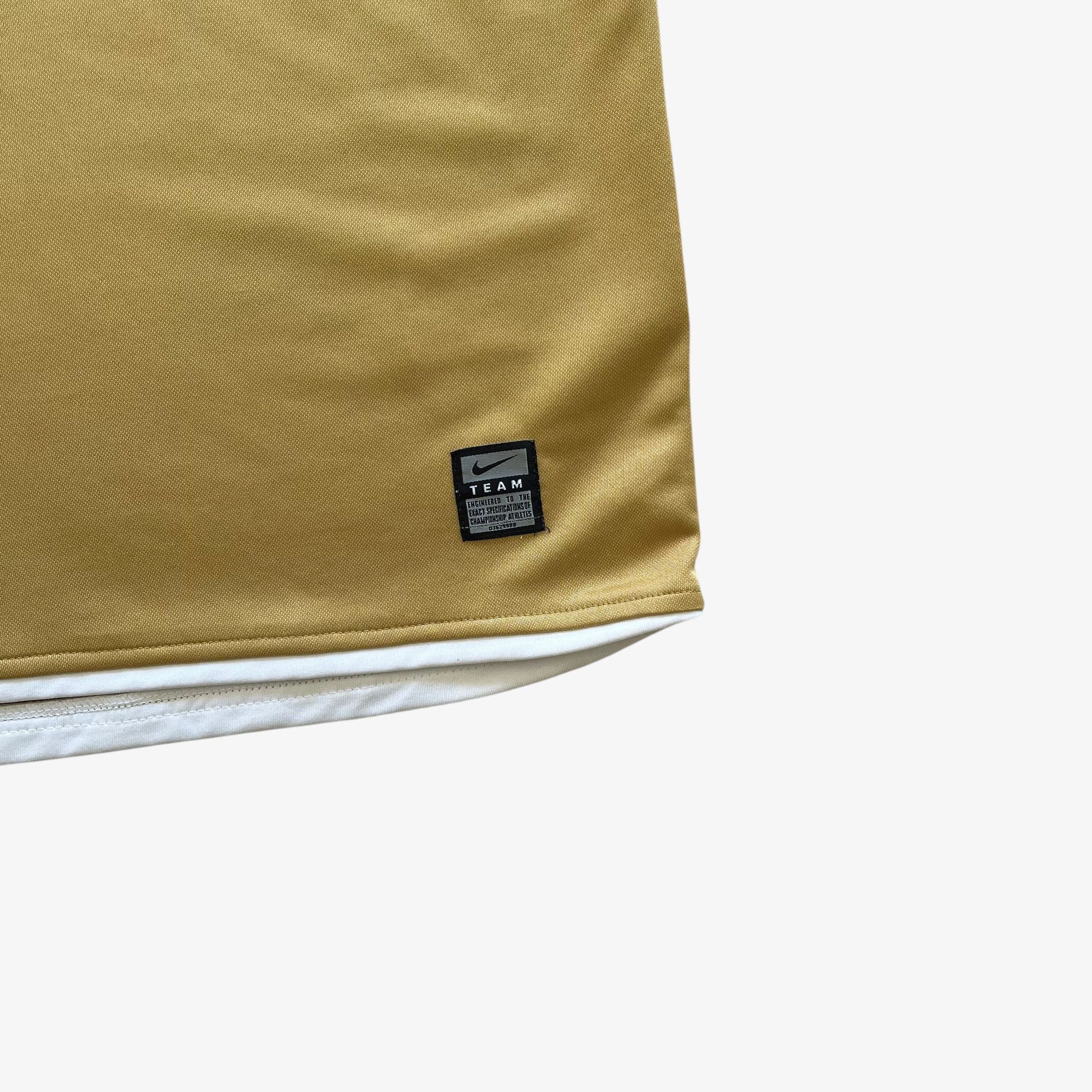 Nike Vintage Nike 2008 Juventus Del Piero Gold Football Jersey Size US L / EU 52-54 / 3 - 6 Thumbnail