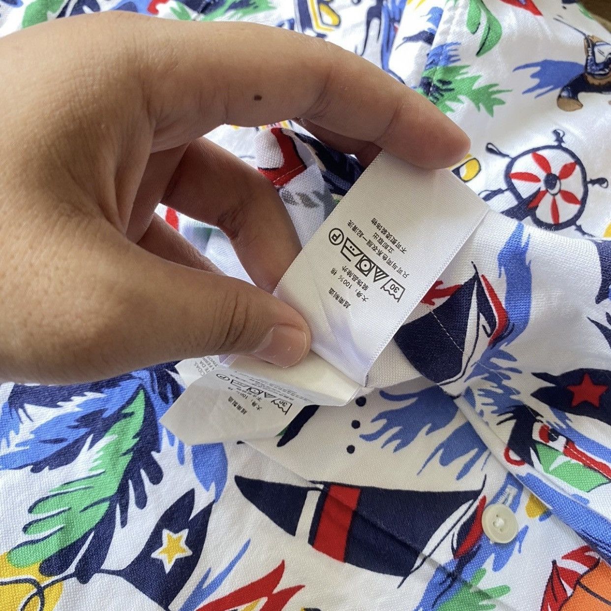 Polo Ralph Lauren × Ralph Lauren Polo Bear shirt Ralph Lauren Full Print logo Bear Beach XL Size US XL / EU 56 / 4 - 10 Thumbnail