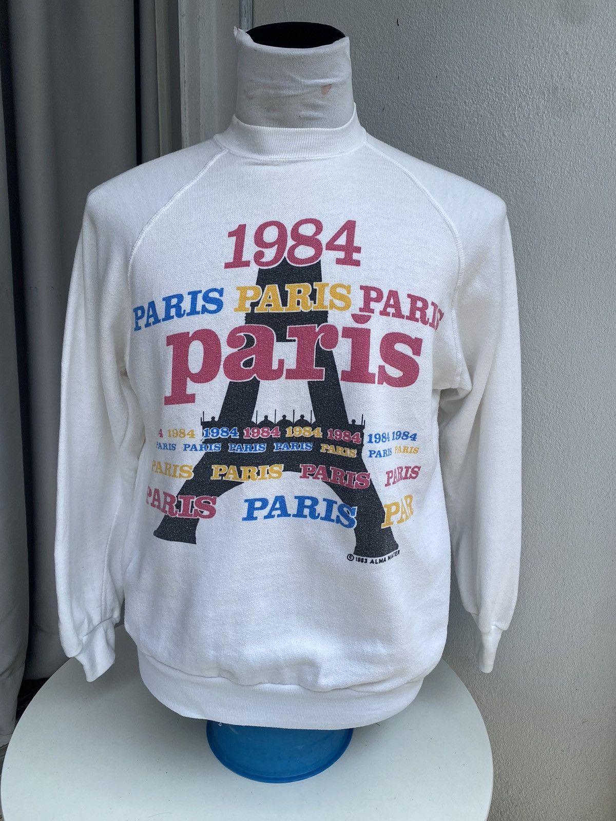 Vintage paris sweatshirt hotsell