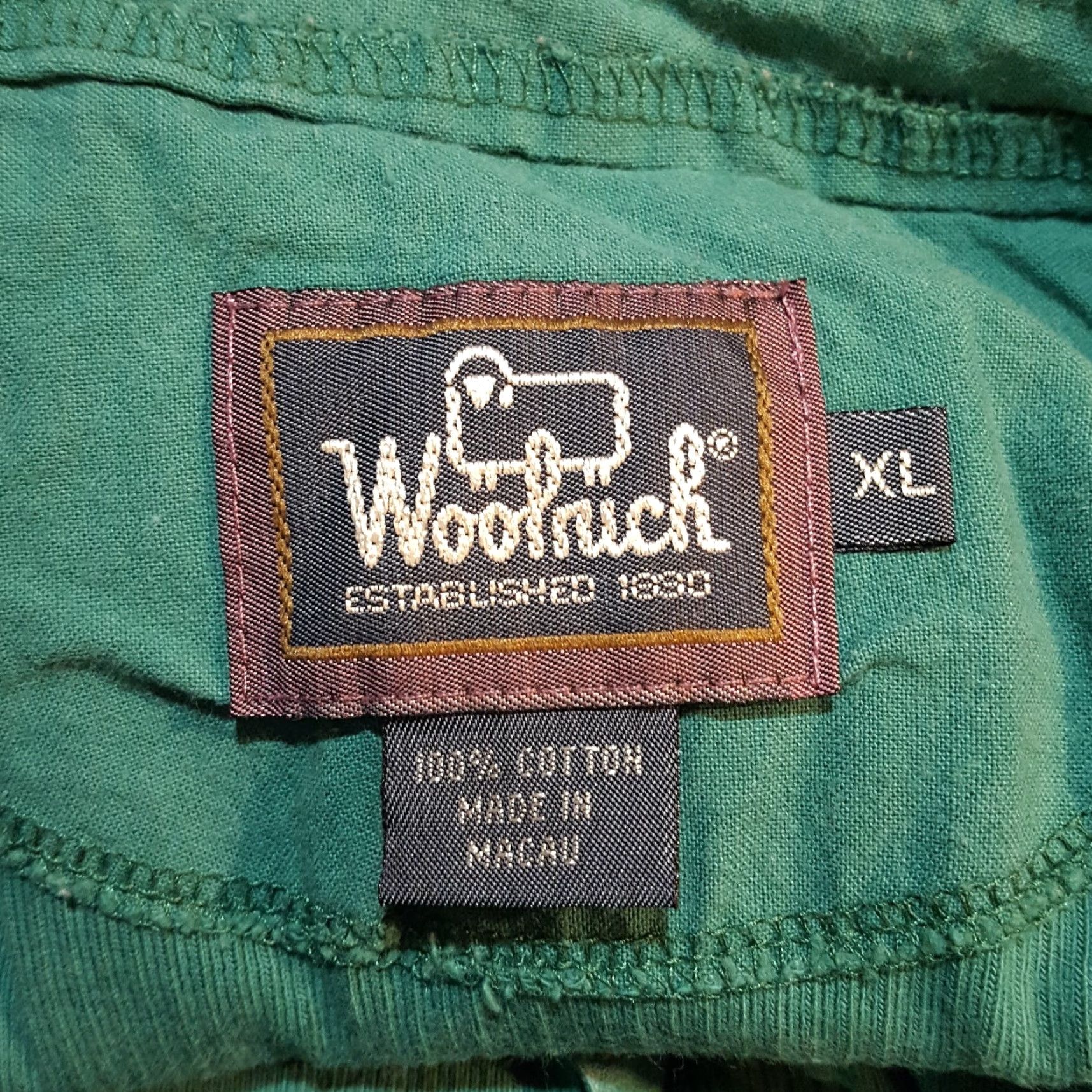 Vintage Vintage Woolrich Women's Polo Shirt XL Green 90s Casual Athletic Outdoor Golf Tennis Preppy Size XL / US 12-14 / IT 48-50 - 7 Thumbnail