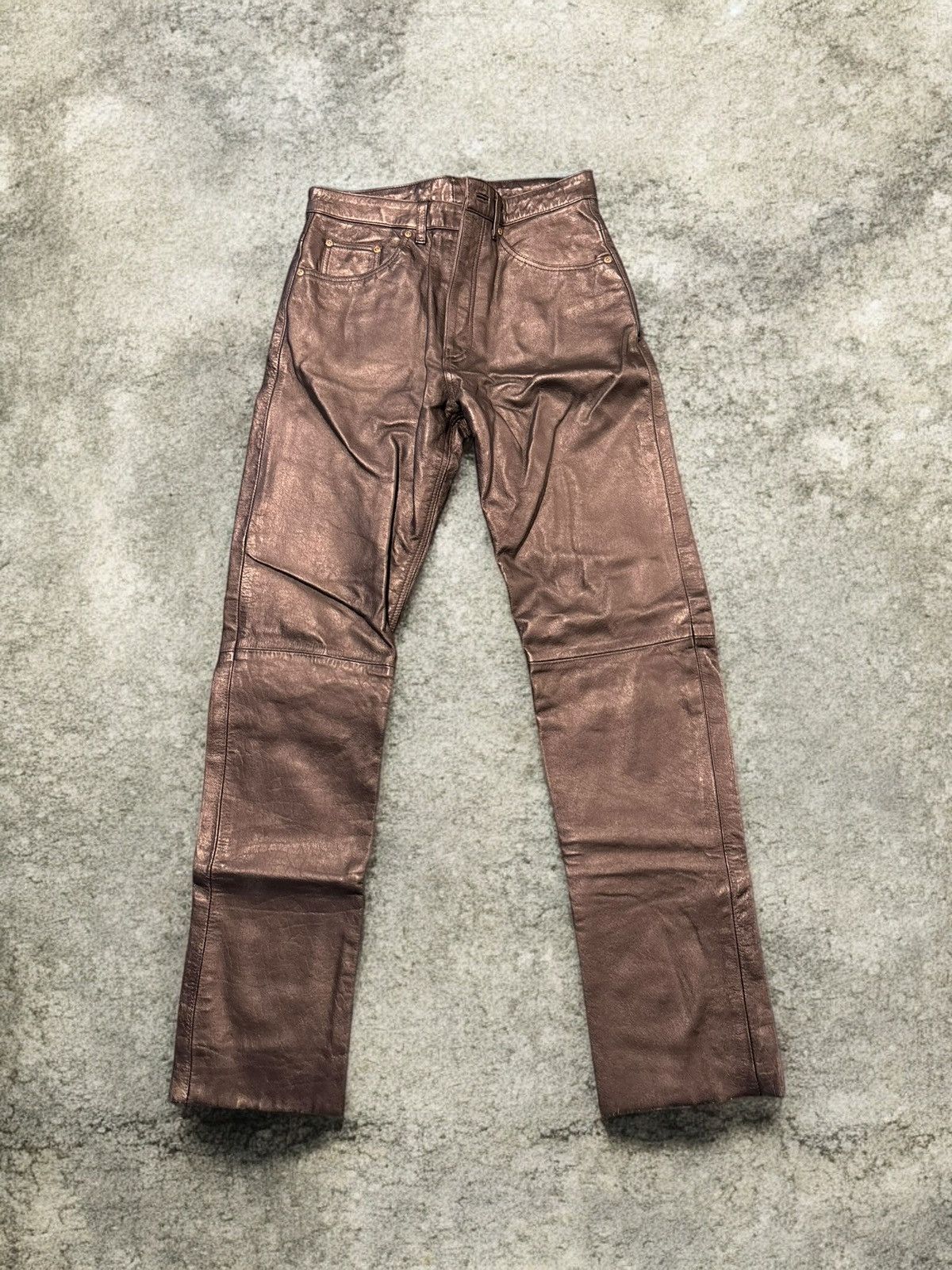 Vintage Vintage Leather Pants Size US 32 / EU 48 - 1 Thumbnail