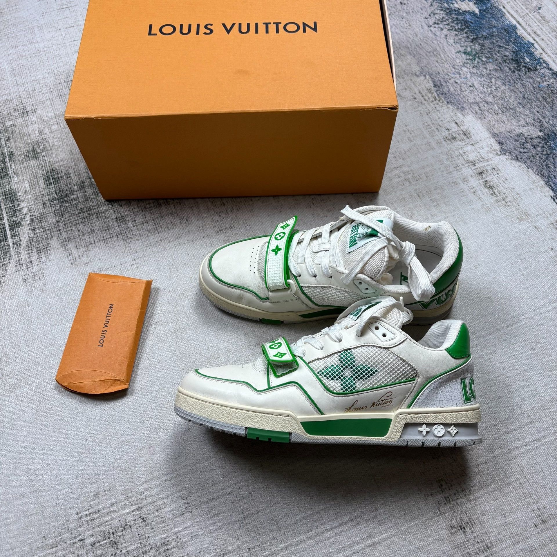 Louis Vuitton Louis Vuitton LV Trainer Velcro Sneakers Size US 8.5 / EU 41-42 - 1 Thumbnail