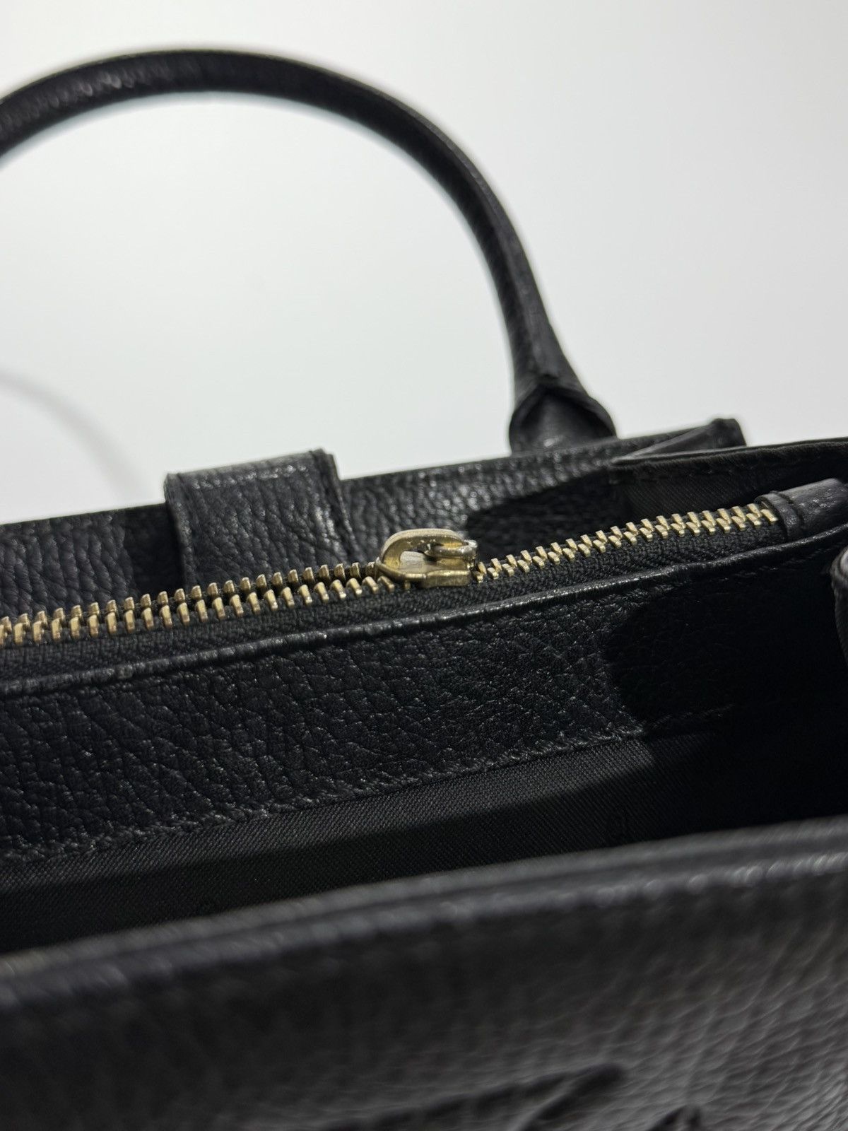 Vivienne Westwood Vivienne Westwood Orb Black Leather Hand Bag Size ONE SIZE - 7 Thumbnail