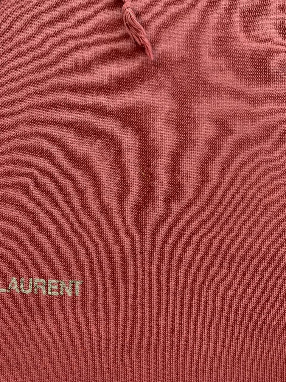 Saint Laurent Paris FREE TAX! Distressed Logo Hoodie by Hedi Slimane Size US S / EU 44-46 / 1 - 9 Thumbnail