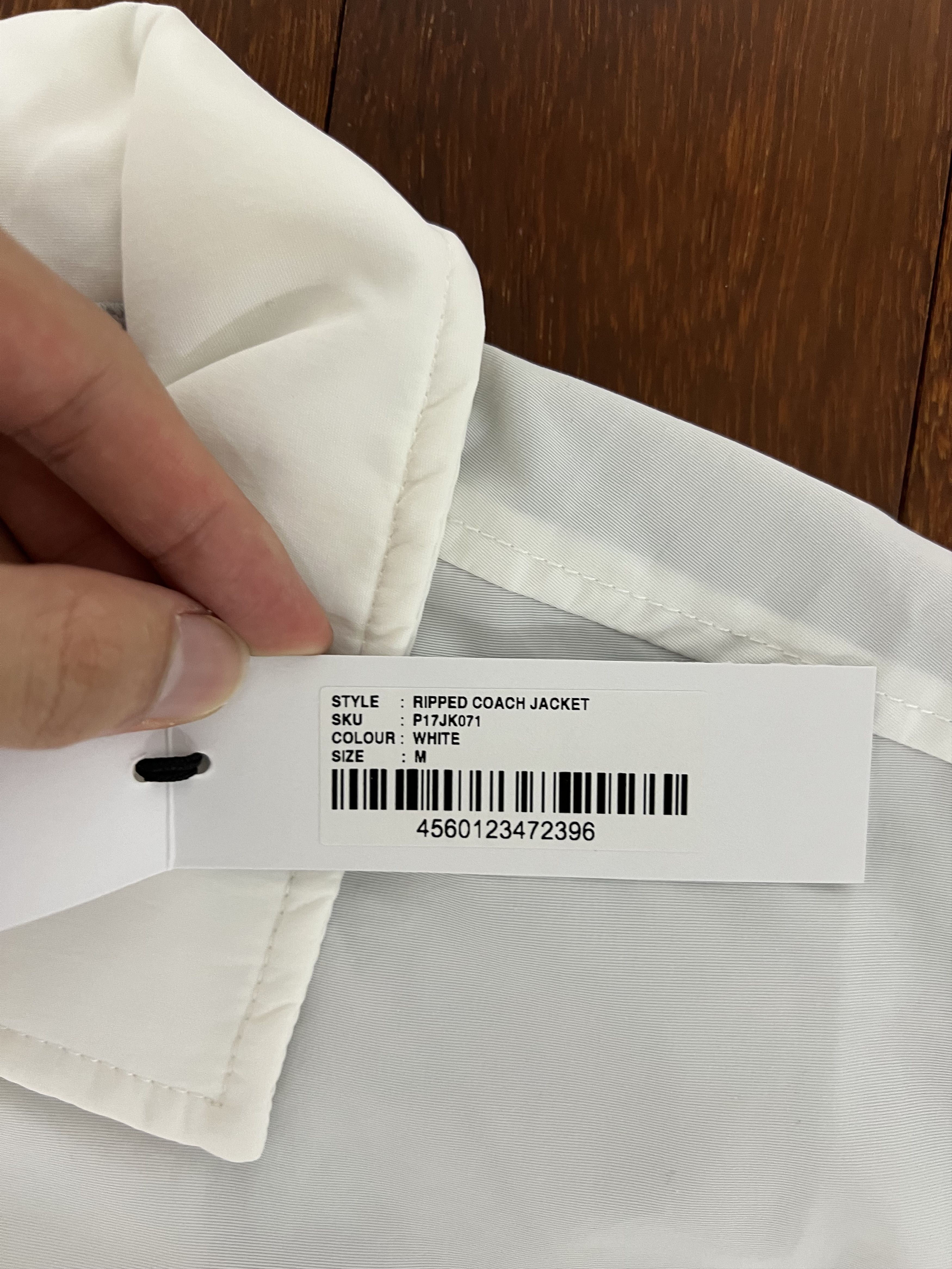 Palace 💚 2019 Palace Ripped Coach Jacket White Medium NEW Size US M / EU 48-50 / 2 - 10 Thumbnail