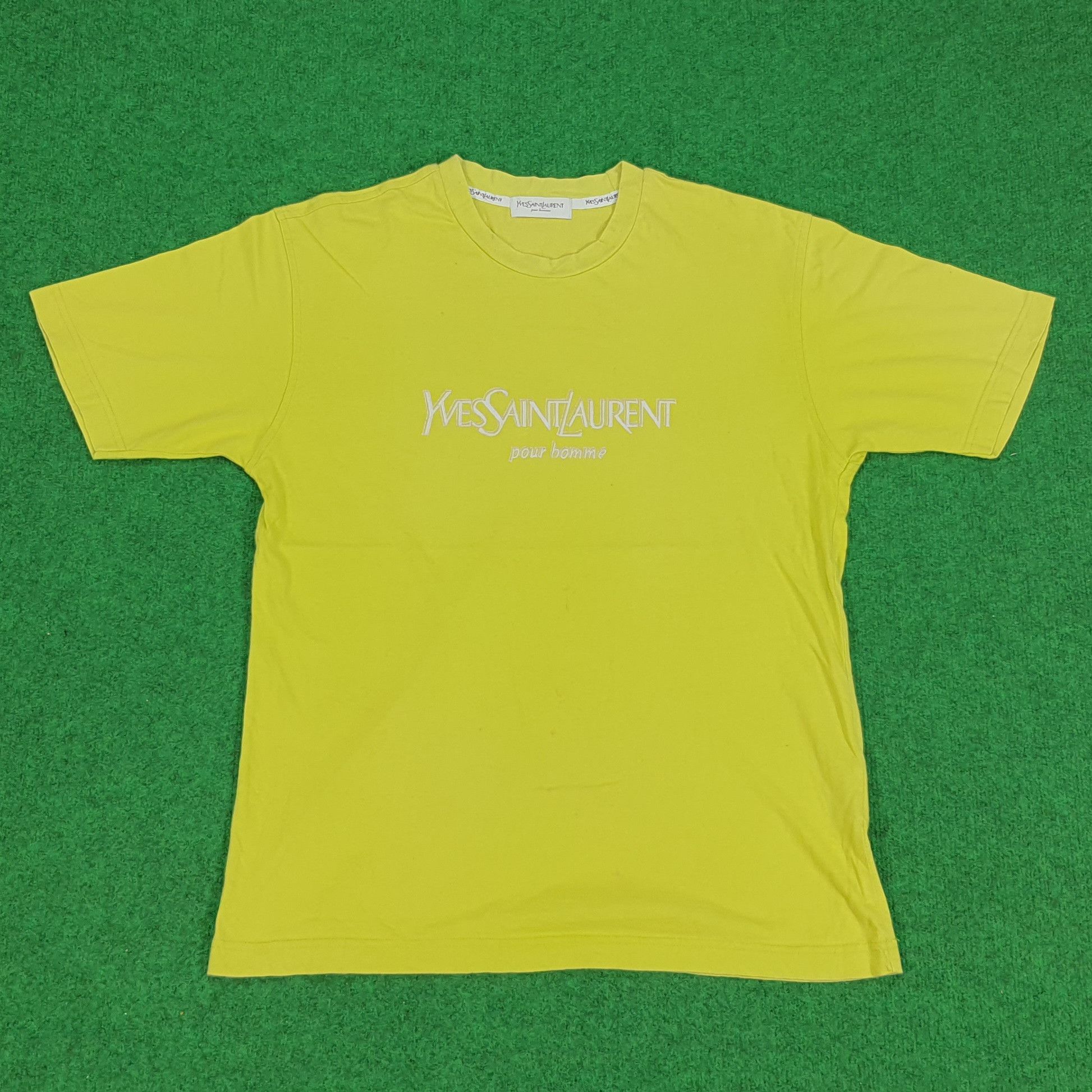 Vintage × Yves Saint Laurent Vintage Yves Saint Laurent YSL Designer Tshirt Size US M / EU 48-50 / 2 - 1 Thumbnail