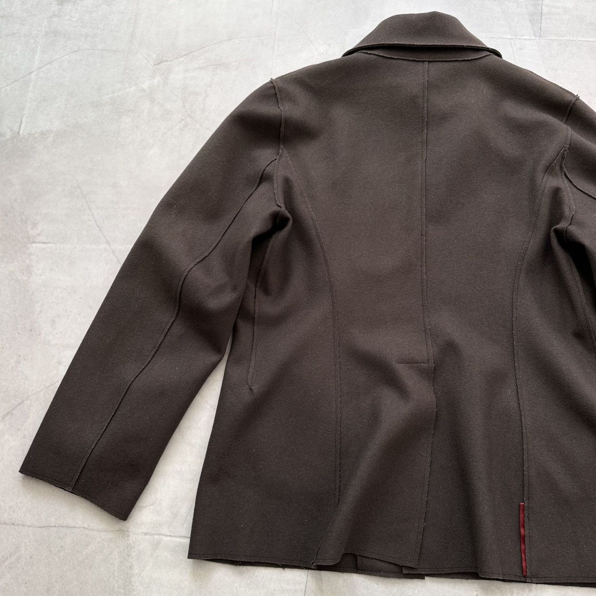 Sarah Pacini Archive Sarah Pacini Avant Garde Wool Jacket Coat Overshirt Size L / US 10 / IT 46 - 15 Thumbnail