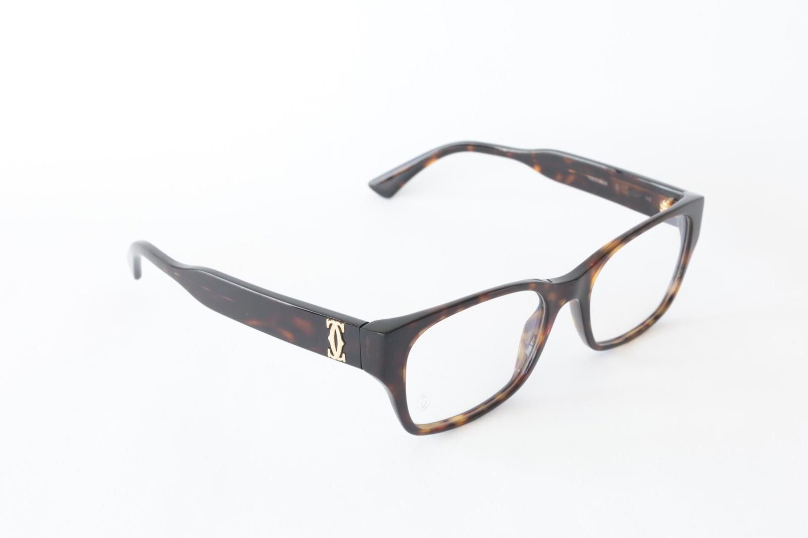 Cartier New Cartier eyewear optical eyeglasses CT0316O 002 havana Size ONE SIZE - 8 Thumbnail