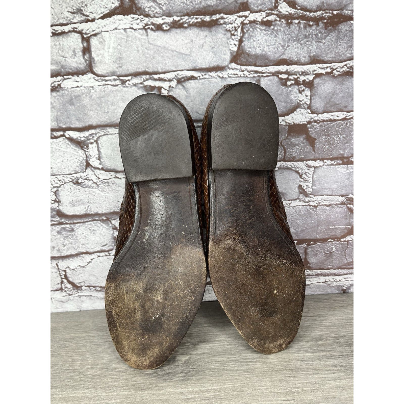 Bally VTG Bally Seville Leather Woven Monk Strap Loafers Shoes Bro Size US 8.5 / EU 41-42 - 20 Thumbnail