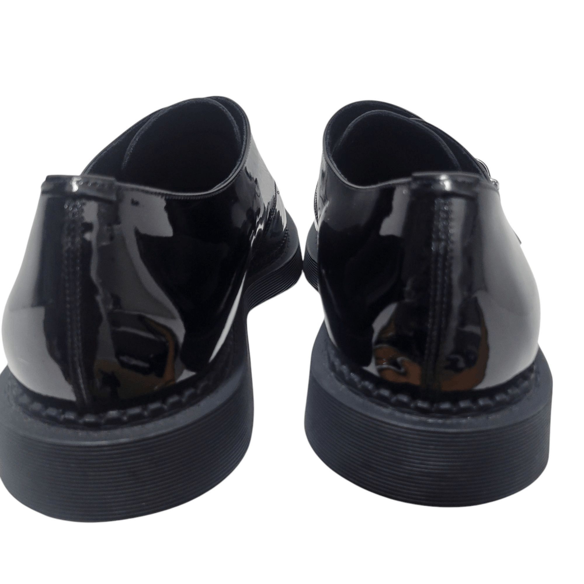 Saint Laurent Paris Saint Laurent Paris Anthony Patent-Leather Monk Strap Shoes Size US 9.5 / EU 42-43 - 4 Thumbnail