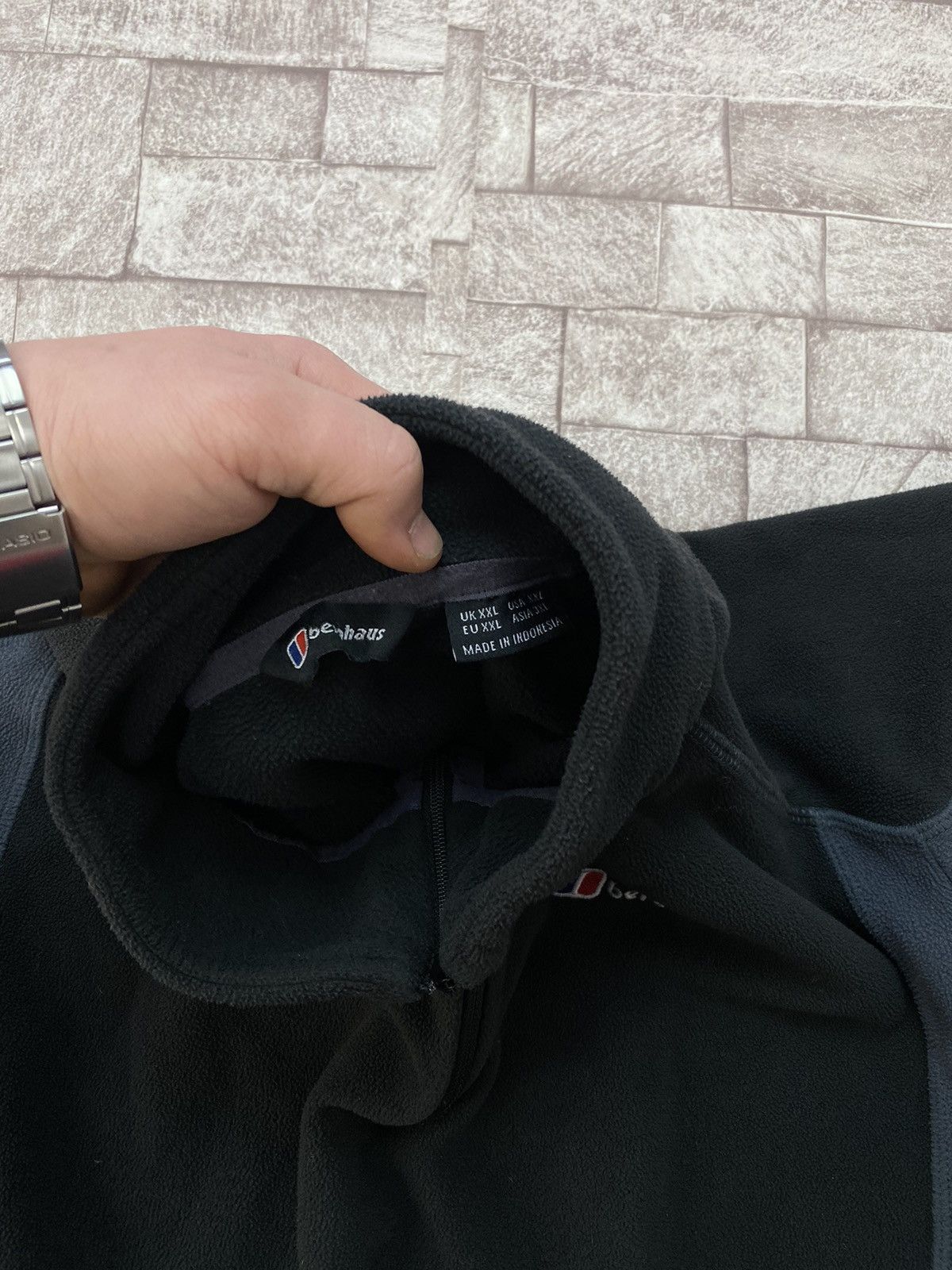 Berghaus × Japanese Brand × Mountain Hardwear Berghaus Black Quarter Zip Techwear Fleece Men’s XXl Size US XL / EU 56 / 4 - 9 Thumbnail