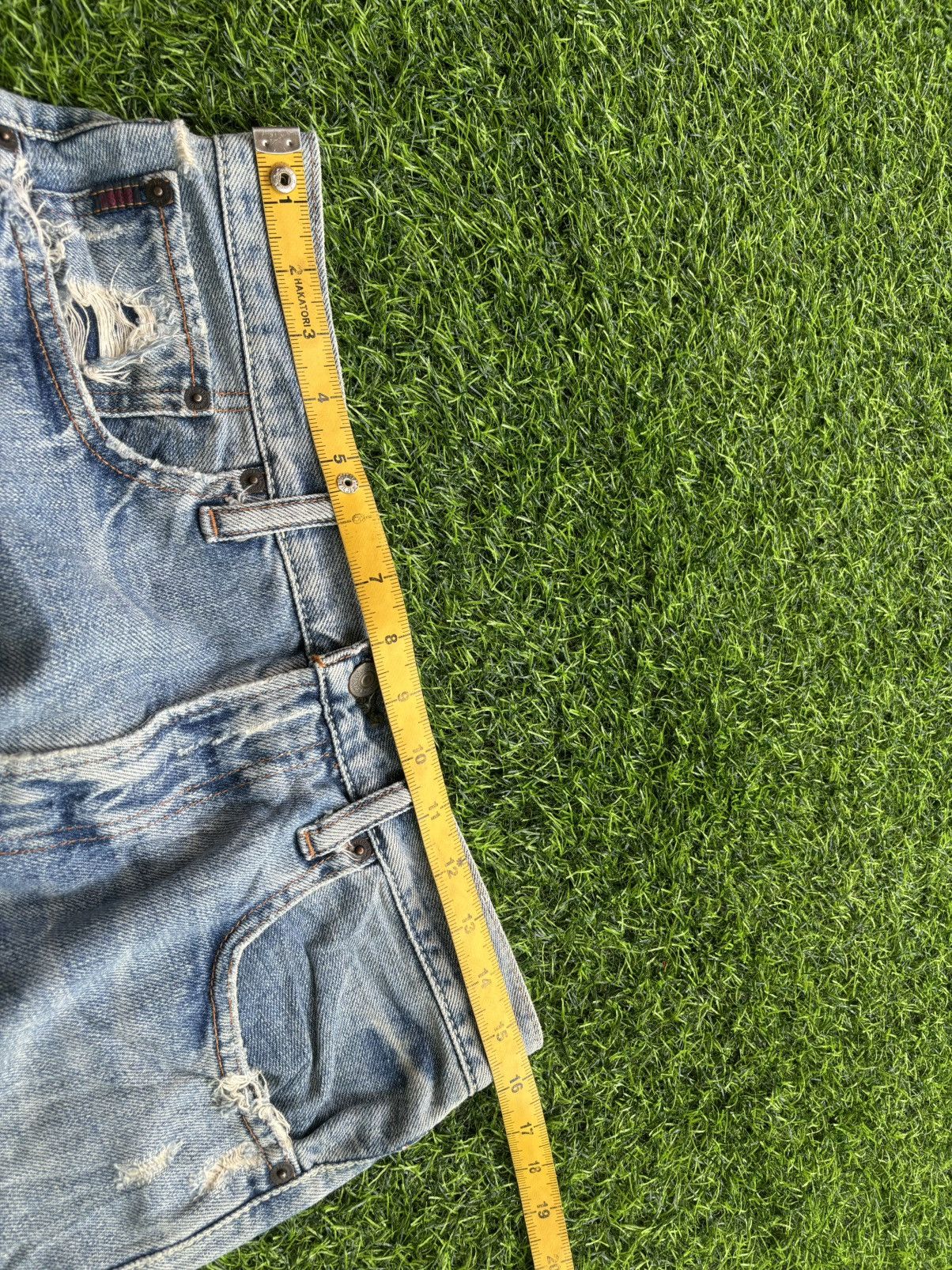 Hysteric Glamour Bootcut Abercrombie Distressed Denim Ifsixwasnine Style Size US 31 - 15 Thumbnail