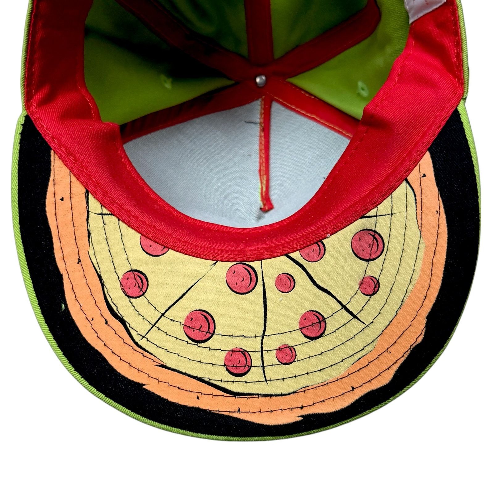 Nickelodeon Teenage Mutant Ninja Turtles TMNT Raphael Adult Pizza Hat Size ONE SIZE - 2 Thumbnail