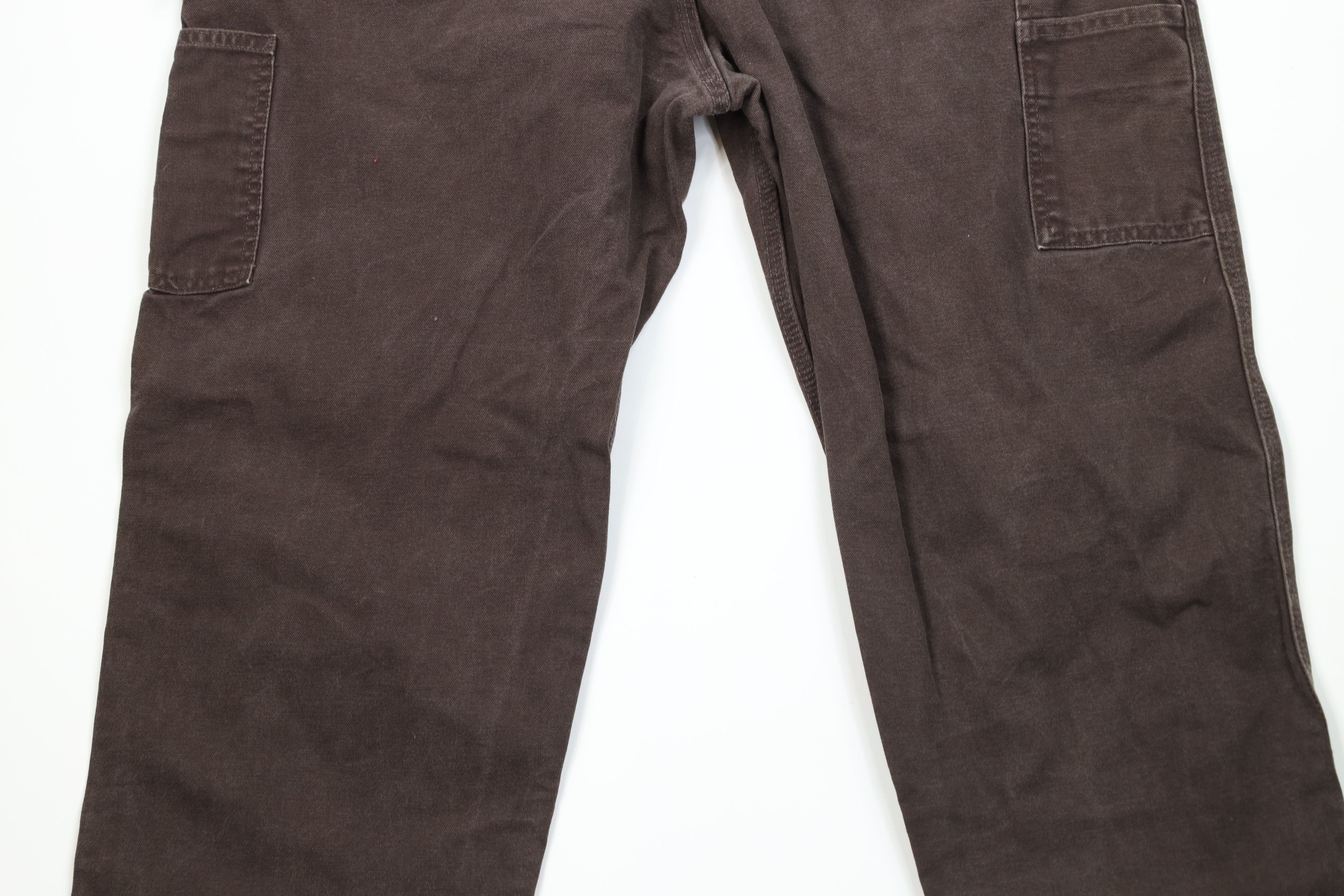 Carhartt Vintage Y2K Carhartt Canvas Wide Leg Dungaree Pants Brown Size US 38 / EU 54 - 12 Thumbnail
