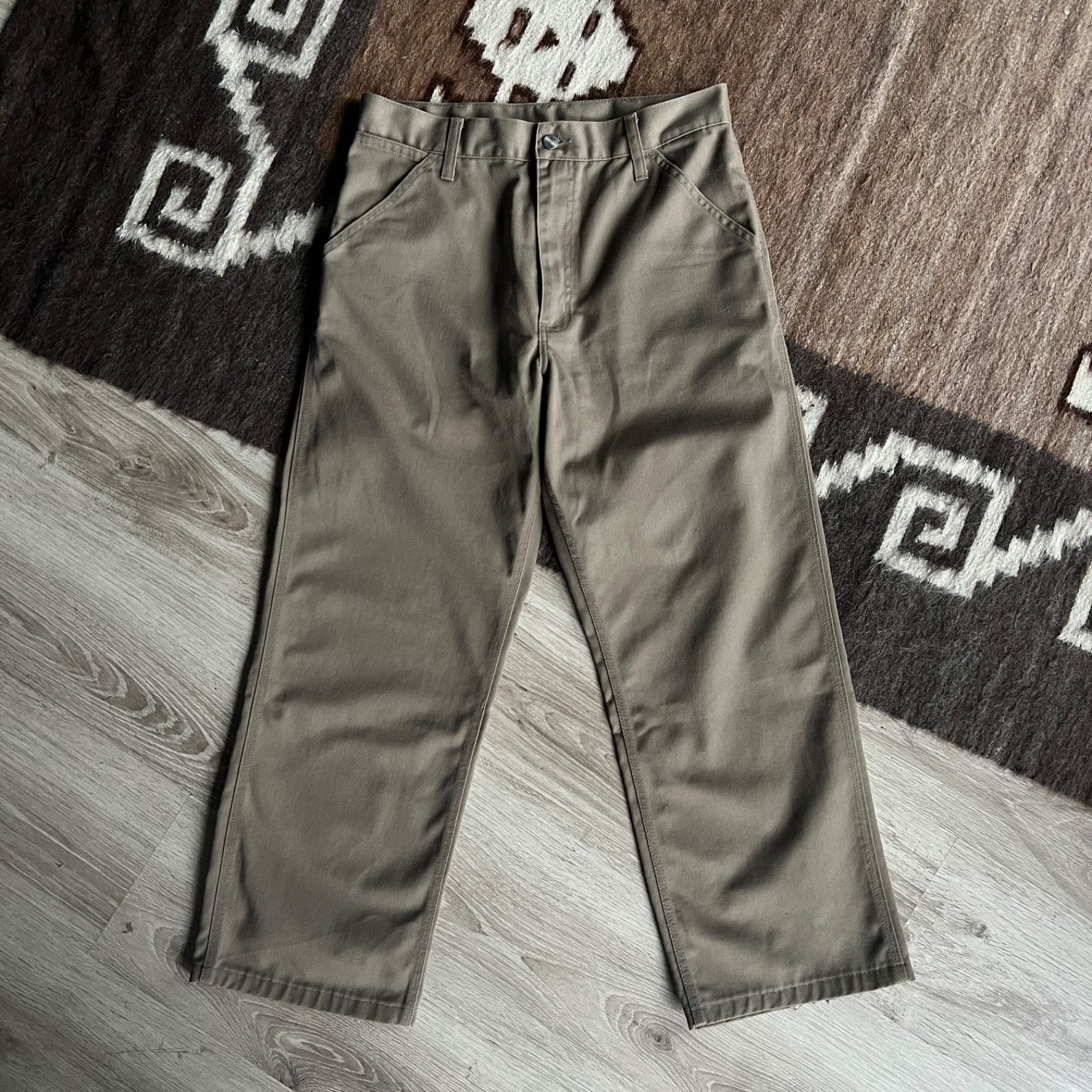 Carhartt Carhartt Simple Pant Khaki Work Utility Pants 9797AC Size US 30 / EU 46 - 4 Thumbnail