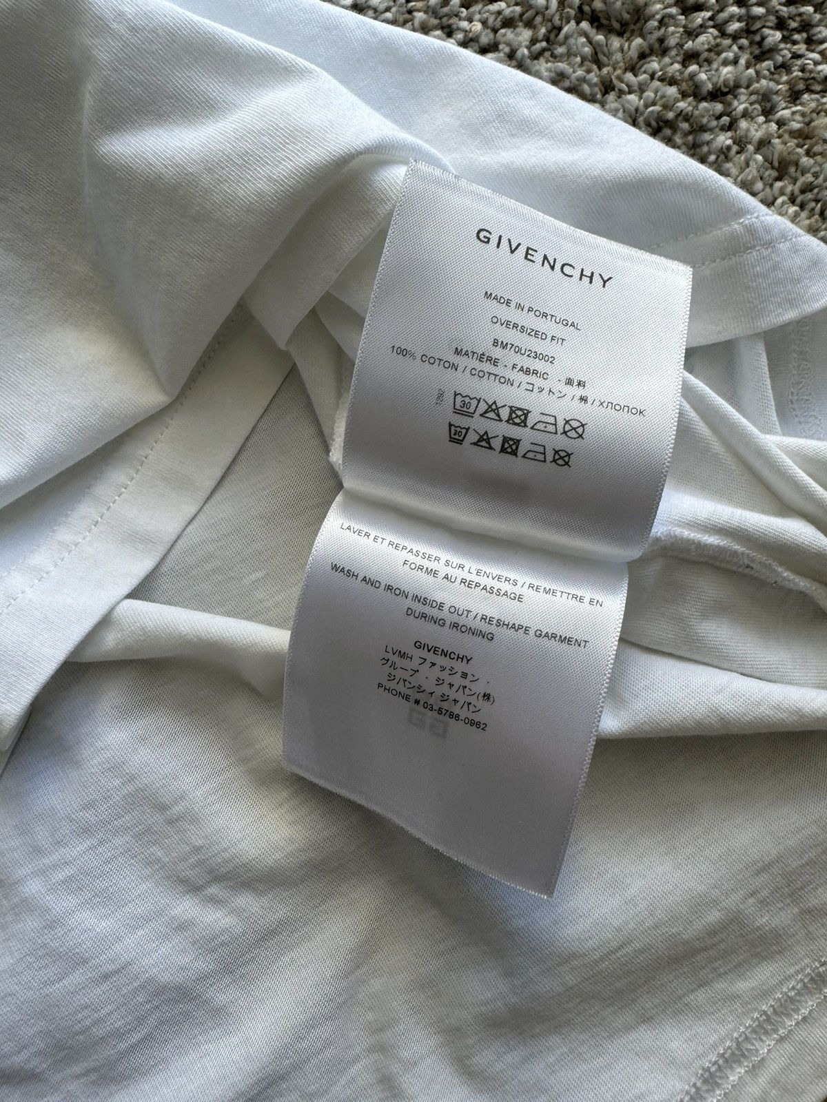 Givenchy Givenchy Paris White T-Shirt Size US XL / EU 56 / 4 - 4 Thumbnail