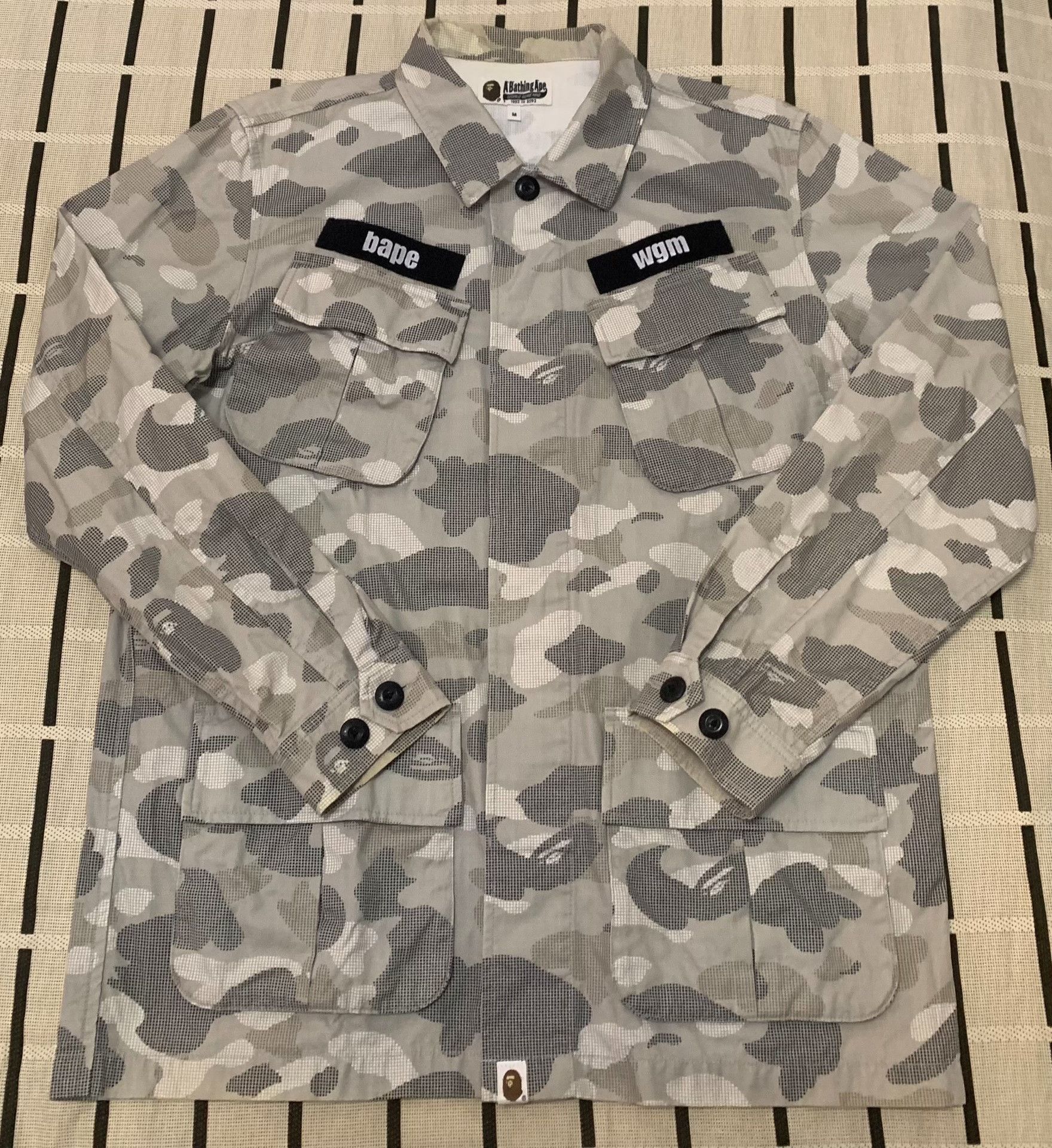 Bape Bape Camo White Light Jacket M Men Size US M / EU 48-50 / 2 - 1 Thumbnail