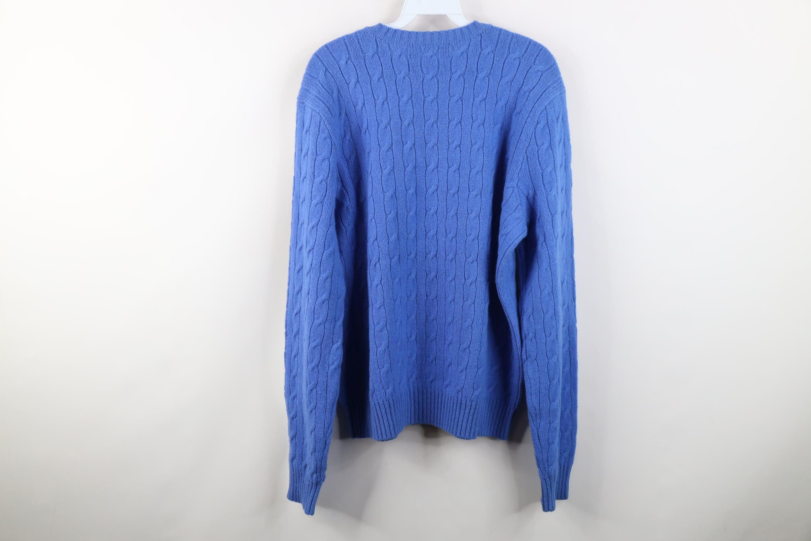 Polo Ralph Lauren Deadstock Vintage 90s Ralph Lauren Hair Cable Knit Sweater Size US L / EU 52-54 / 3 - 8 Thumbnail