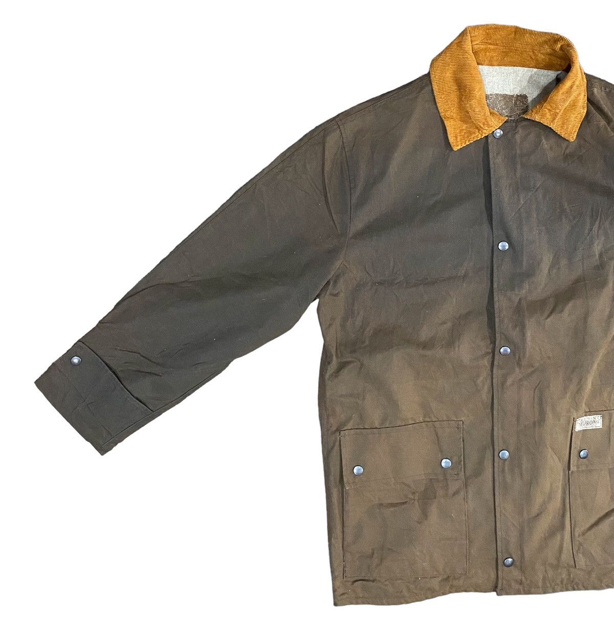 Vintage Rare EUROA Waxed Jacket Zipper Size US M / EU 48-50 / 2 - 3 Thumbnail