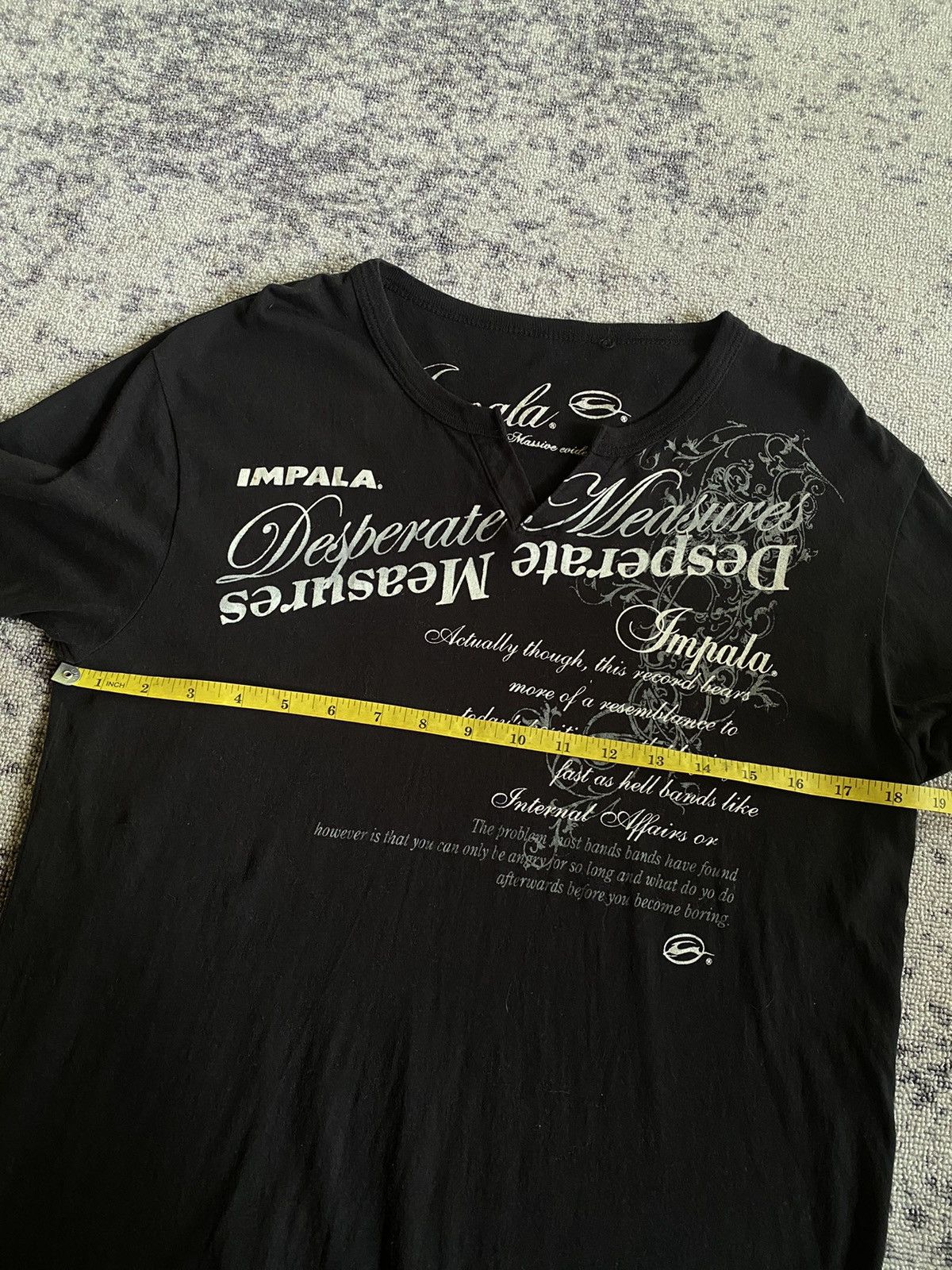 Hysteric Glamour × If Six Was Nine × Le Grande Bleu (L.G.B.) 2000s Impala ifsixwasnine style tshirt Size US M / EU 48-50 / 2 - 6 Thumbnail