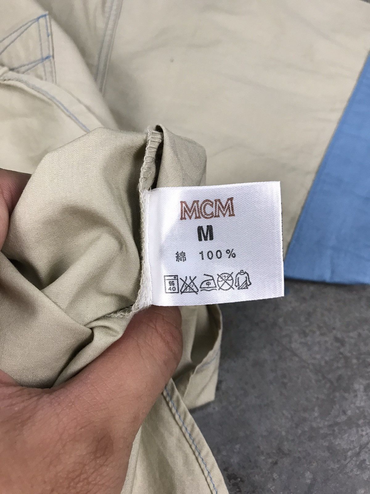 MCM Vintage MCM Legere Button Up Short Shirts Size US M / EU 48-50 / 2 - 7 Thumbnail