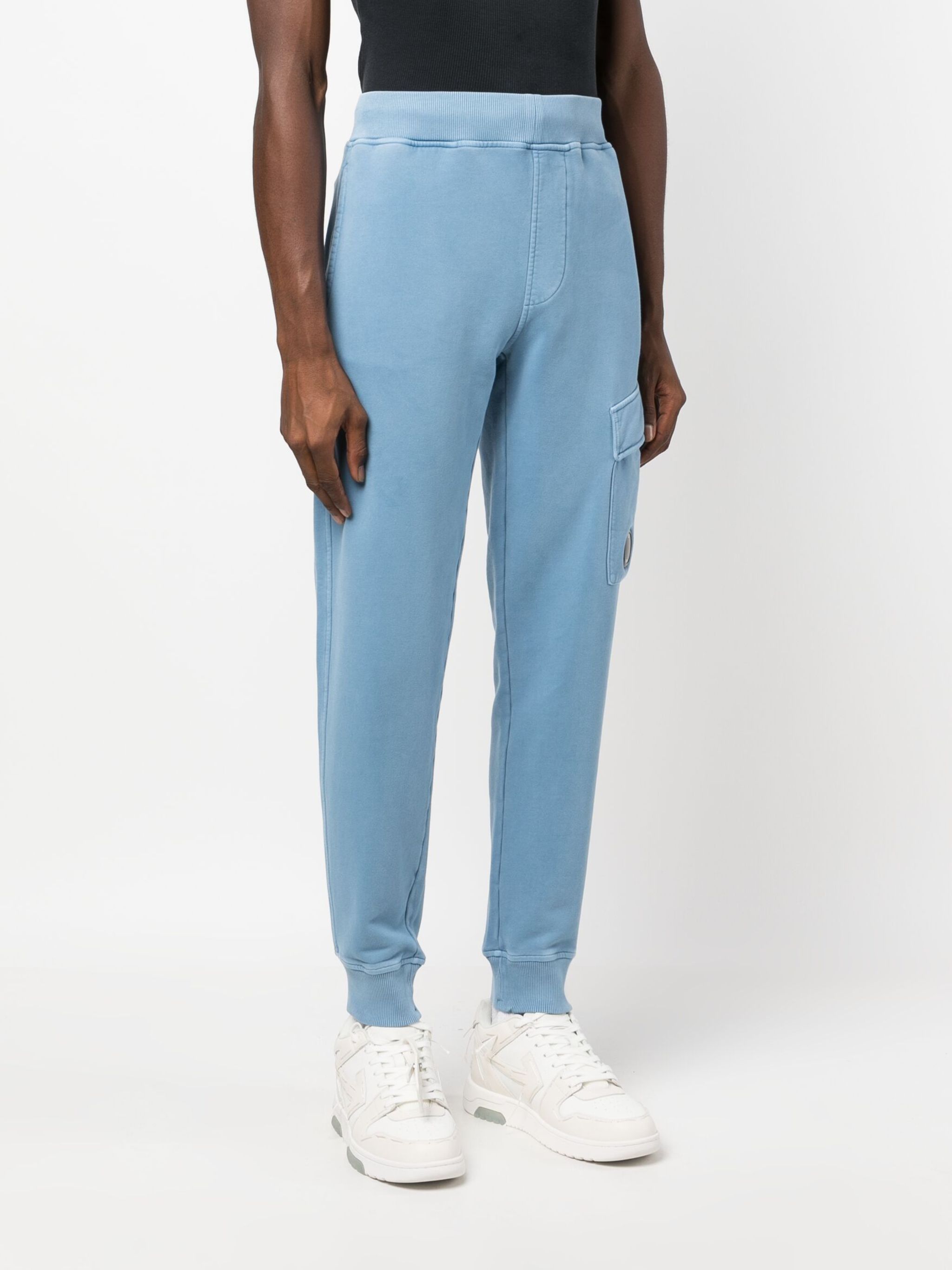 C.P. Company o1y1224 Logo Cargo Pant in Light Blue Size US 36 / EU 52 - 3 Thumbnail