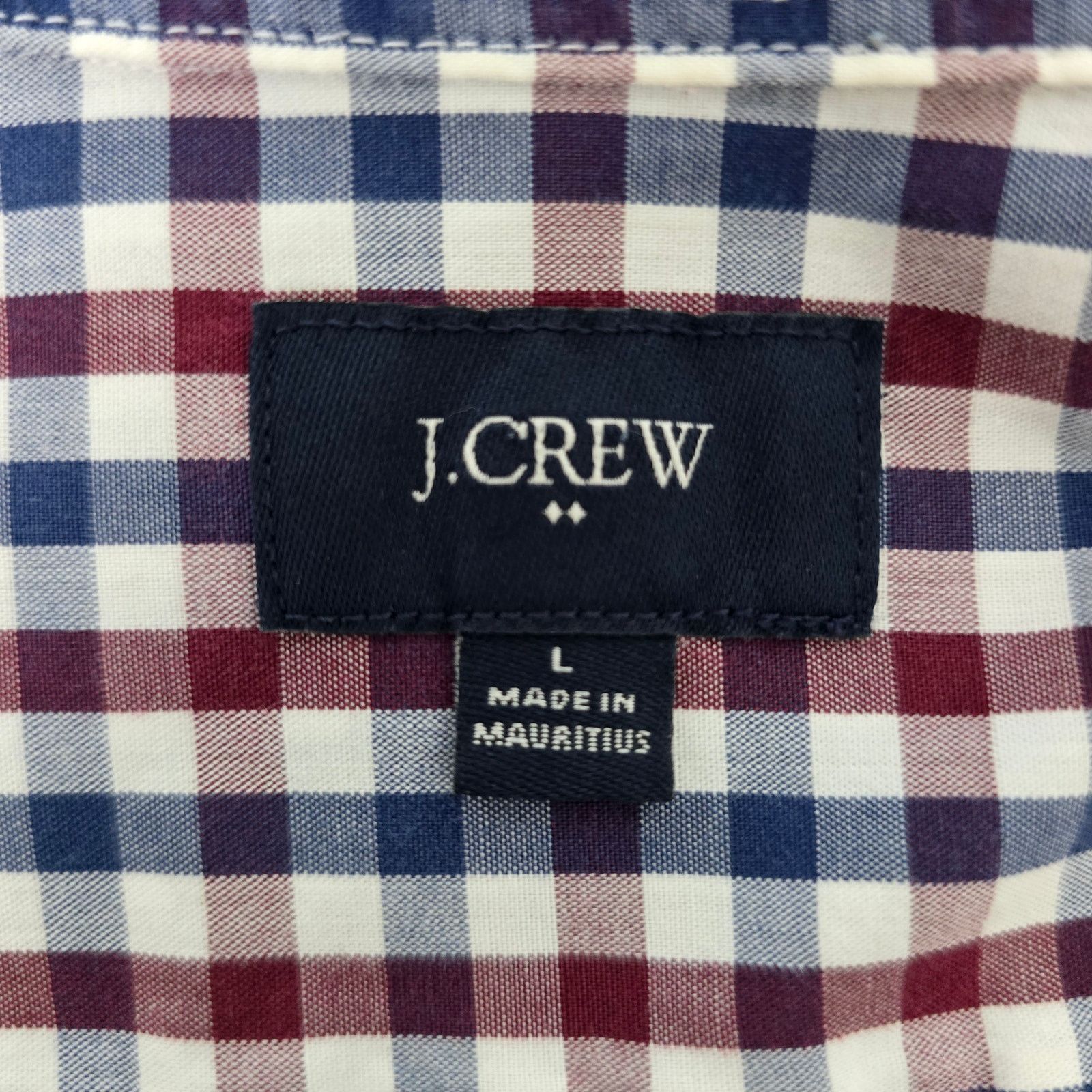 J.Crew J. Crew Shirt Men L Gingham Check Long Sleeve Button Down Size US L / EU 52-54 / 3 - 12 Thumbnail