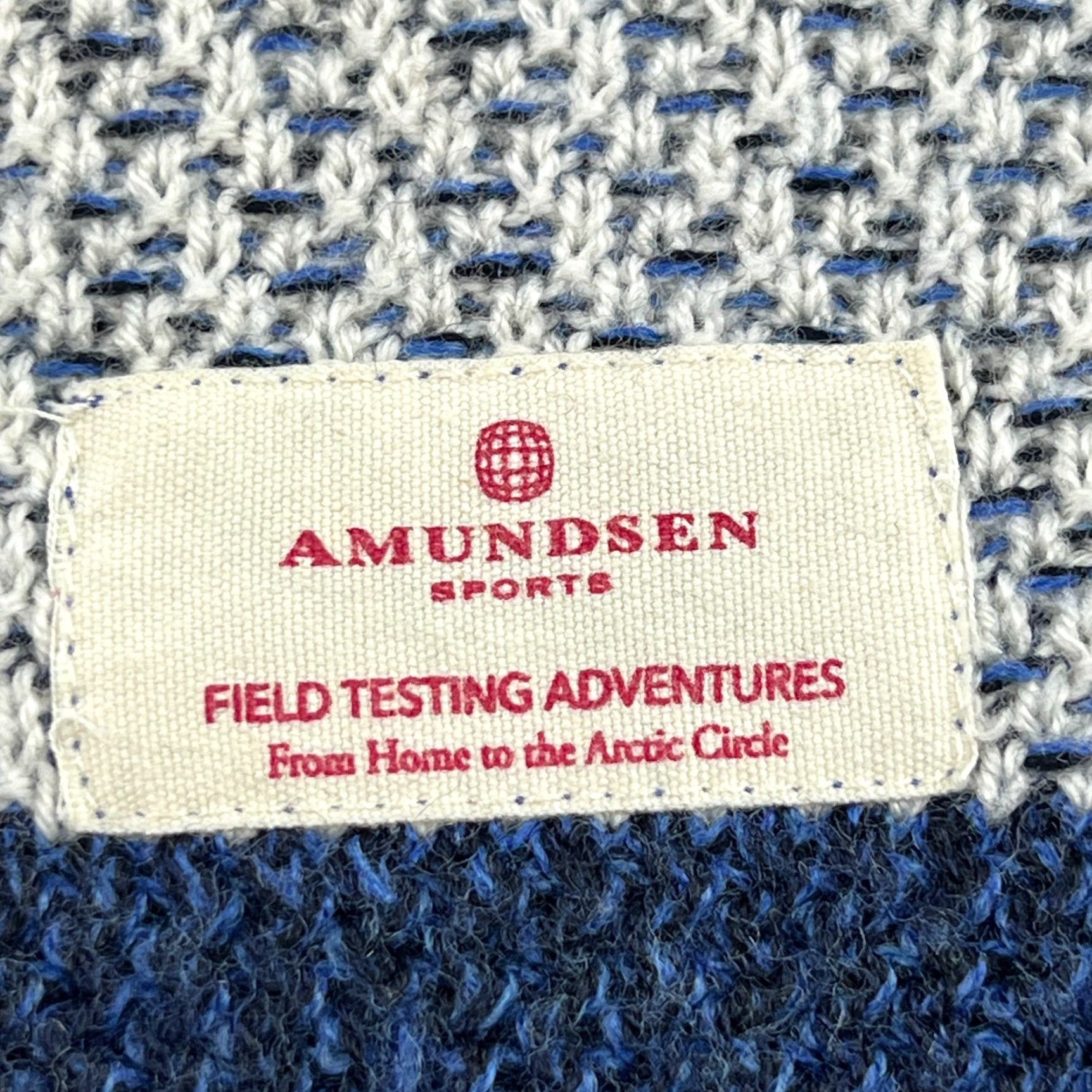 Amundsen Amundsen Sports Oslo Mens Sweater XL 100% Merino Wool Knitted Crewneck Multicolor Knitted Pullover Mens XL Merino Wool Crew Neck Norway Size US XL / EU 56 / 4 - 5 Thumbnail