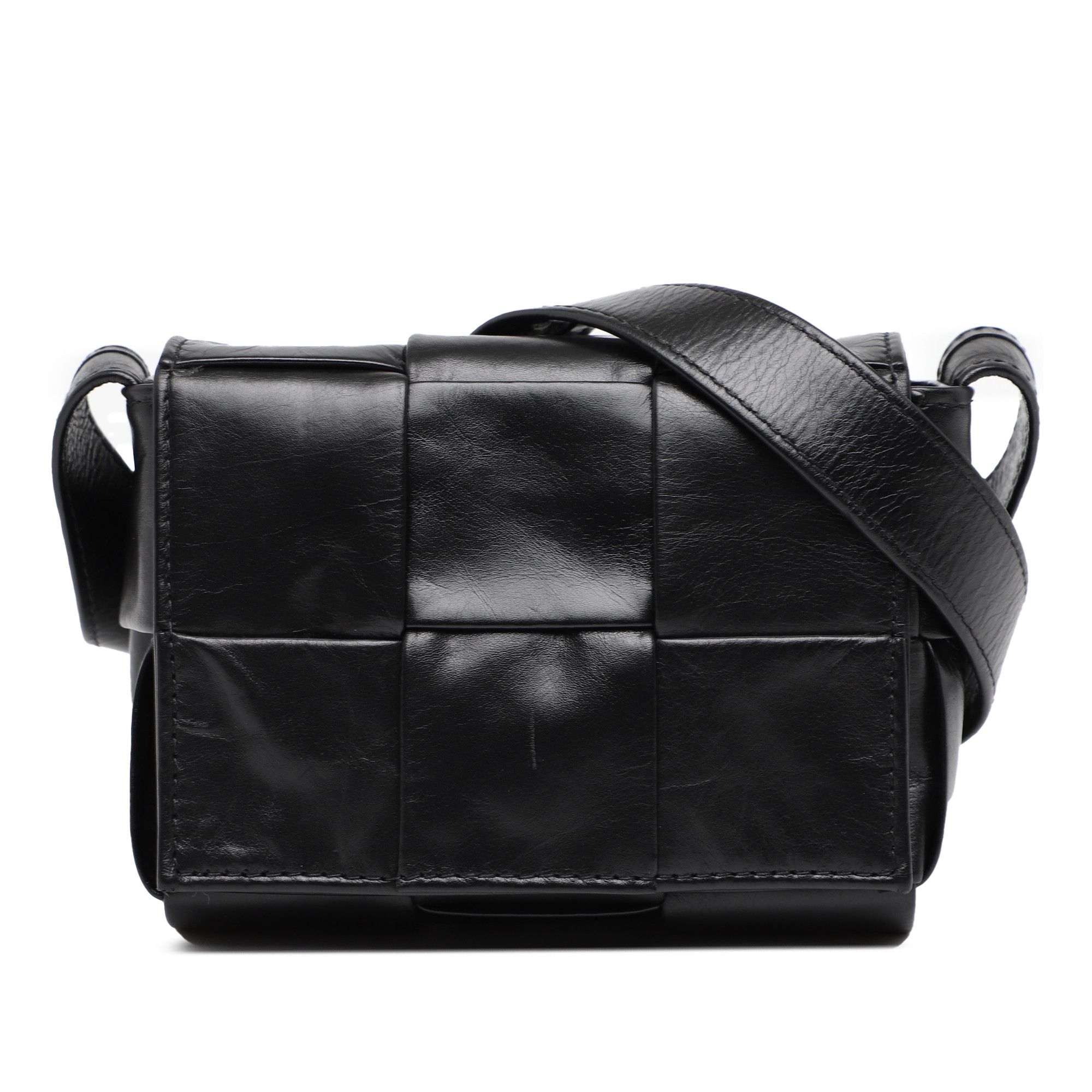 Bottega Veneta Bottega Veneta Candy Paper Calfskin Intrecciato Cassette Crossbody Size ONE SIZE - 1 Thumbnail
