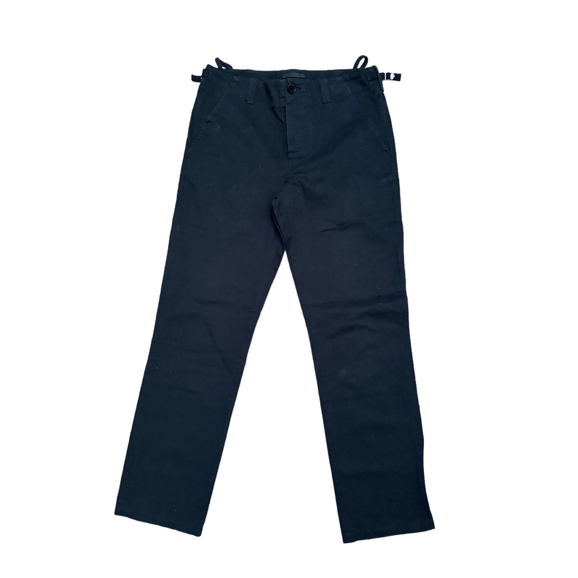 Helmut Lang Vintage 1997 Black Cotton Pants Size US 30 / EU 46 - 1 Thumbnail