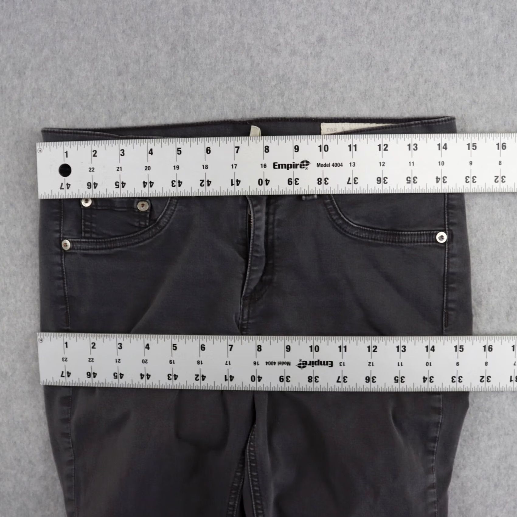 Rag & Bone rag & bone JEAN Women's Gray Charcoal Legging Jeans Size 28 28x28 Size 28" / US 6 / IT 42 - 7 Thumbnail