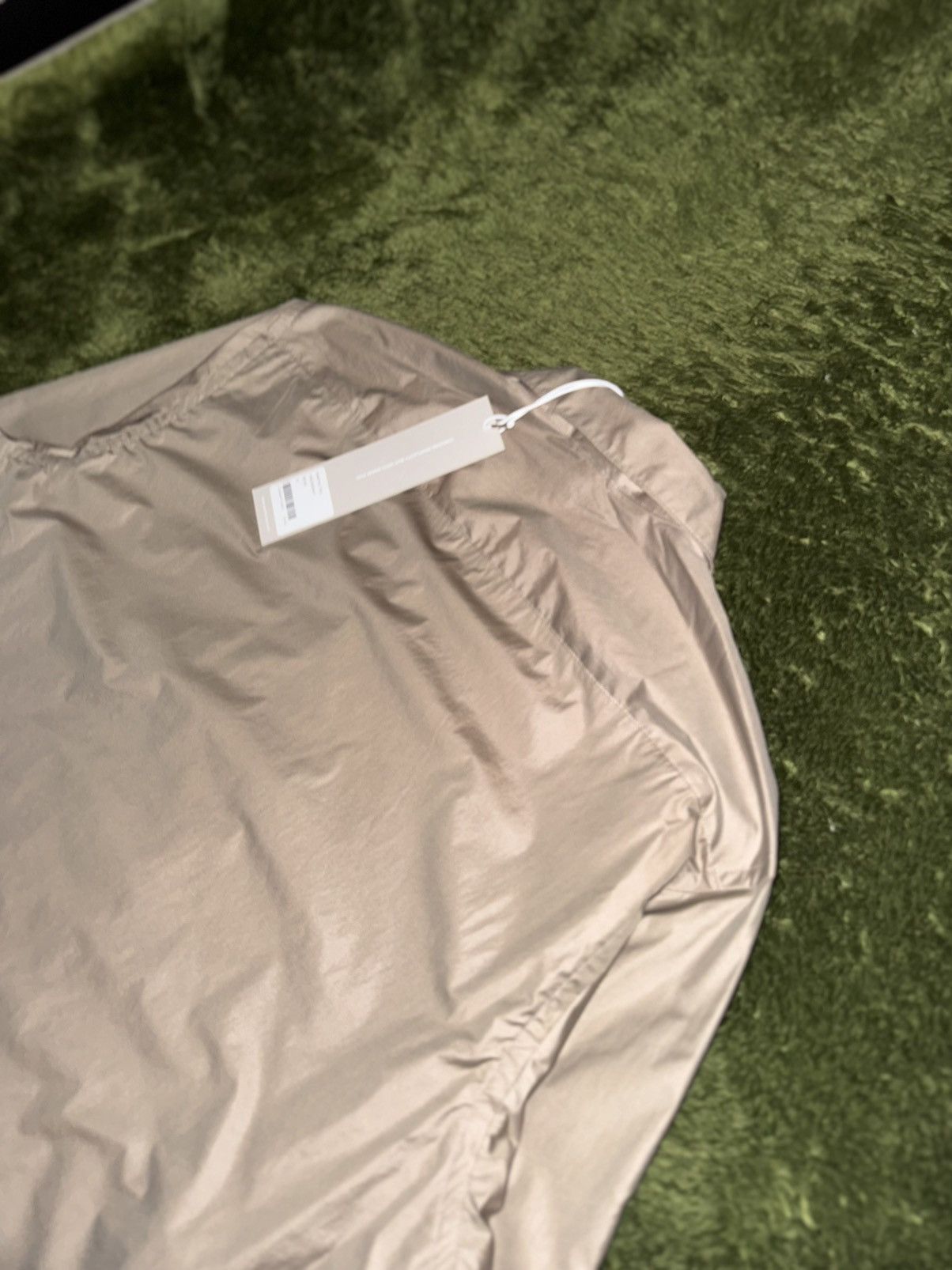 EASTLOGUE [M] Unaffected 22SS Open Collar Oversized Shirt Beige NWOT Size US M / EU 48-50 / 2 - 8 Thumbnail