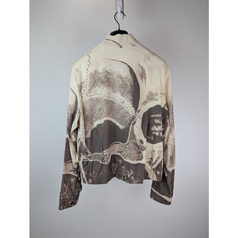 Amiri o1rshd1 Wes Lang Big Skull Blouson Jacket in Mink Size US XL / EU 56 / 4 - 12 Thumbnail