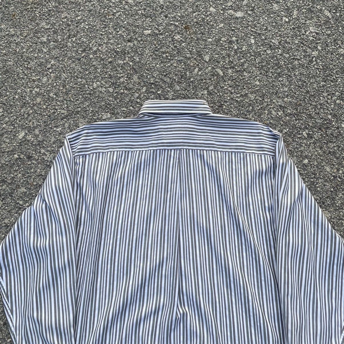 Issey Miyake 1980s MIYAKE DESIGN STUDIO Stripe Shirt Size US L / EU 52-54 / 3 - 3 Thumbnail