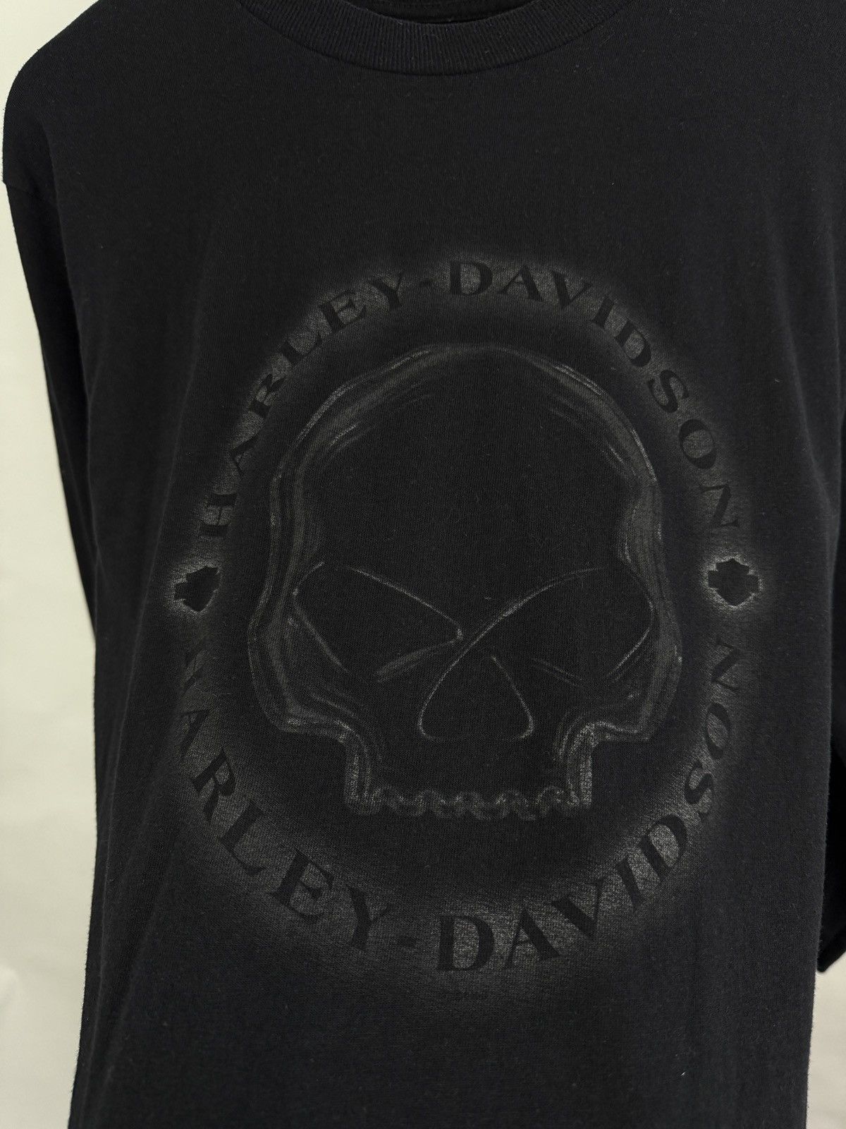 Harley Davidson 🇺🇸Vintage Y2K Harley Davidson Skull Las Vegas 2003 LongSleeve Size US M / EU 48-50 / 2 - 4 Thumbnail