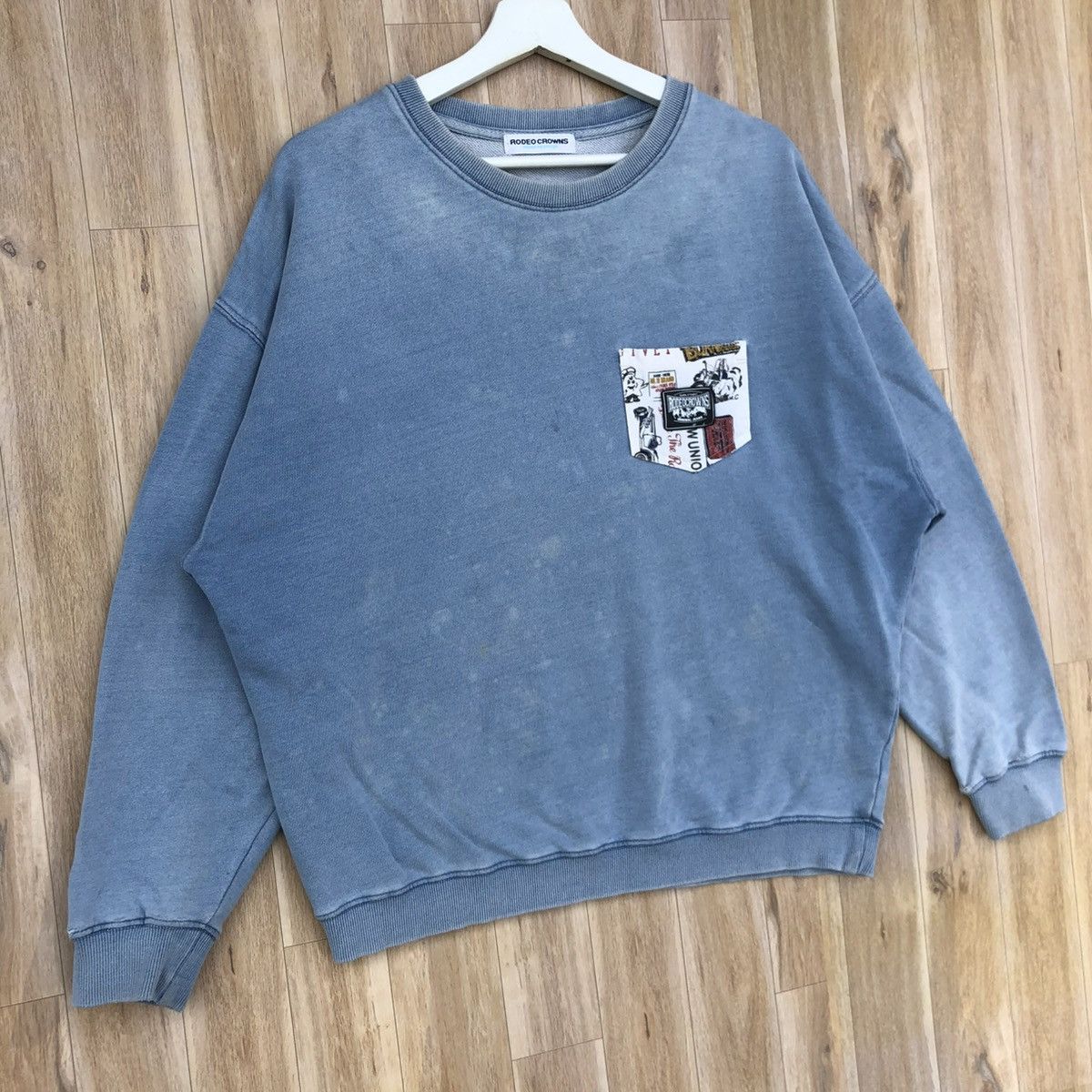 Vintage Rodeo Crowns Denim Pullover