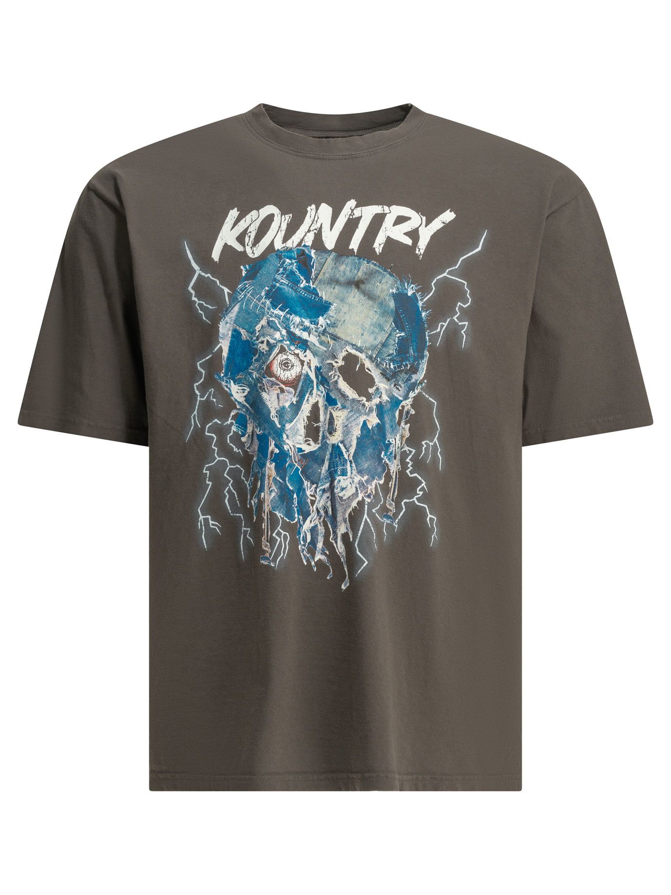 Kapital × Kapital Kountry Kapital Kountry Bone Skeleton Denim Tee