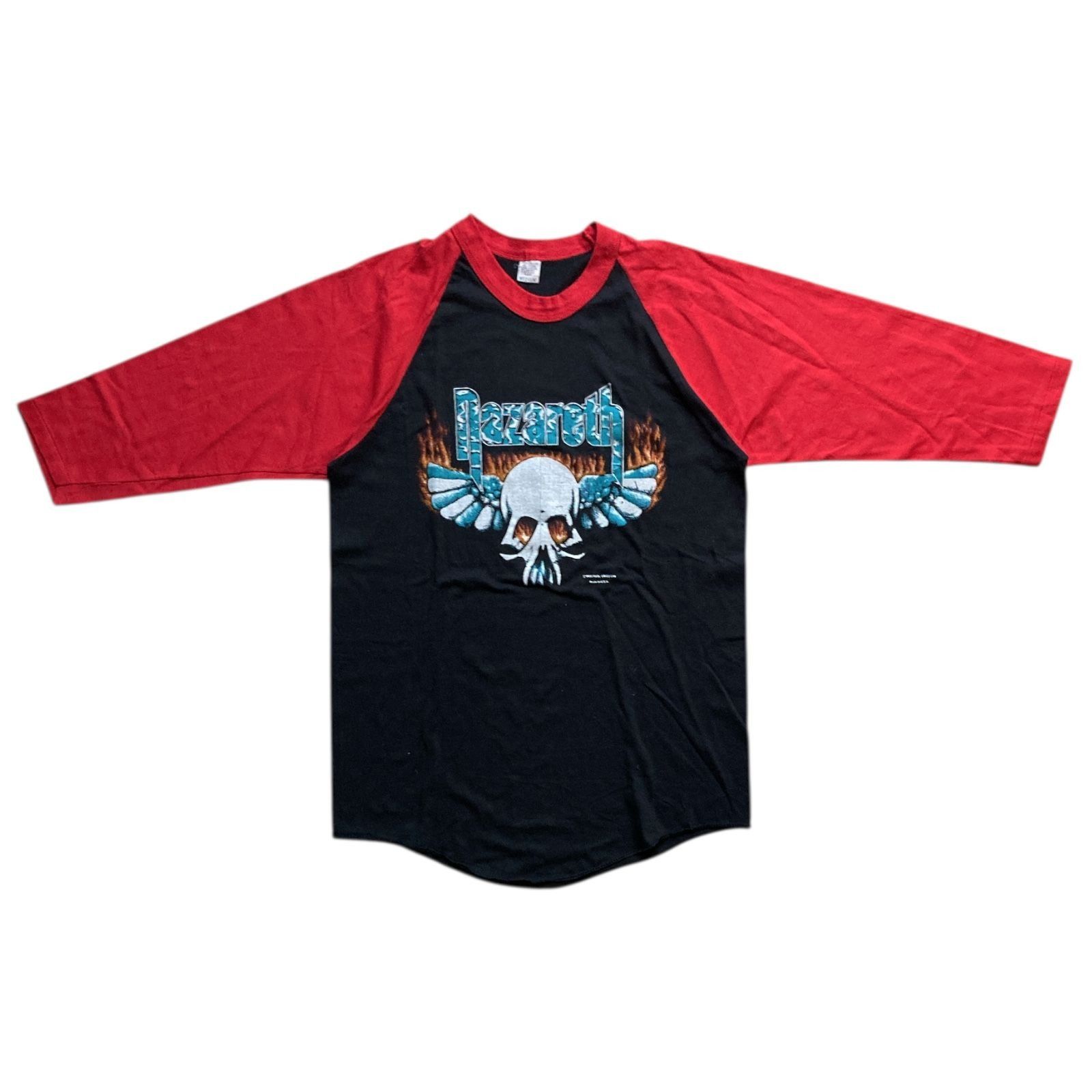 Other Nazareth 1982, Winged Skull, Raglan Shirt, Medium, Vintage 8 Size US M / EU 48-50 / 2 - 5 Thumbnail