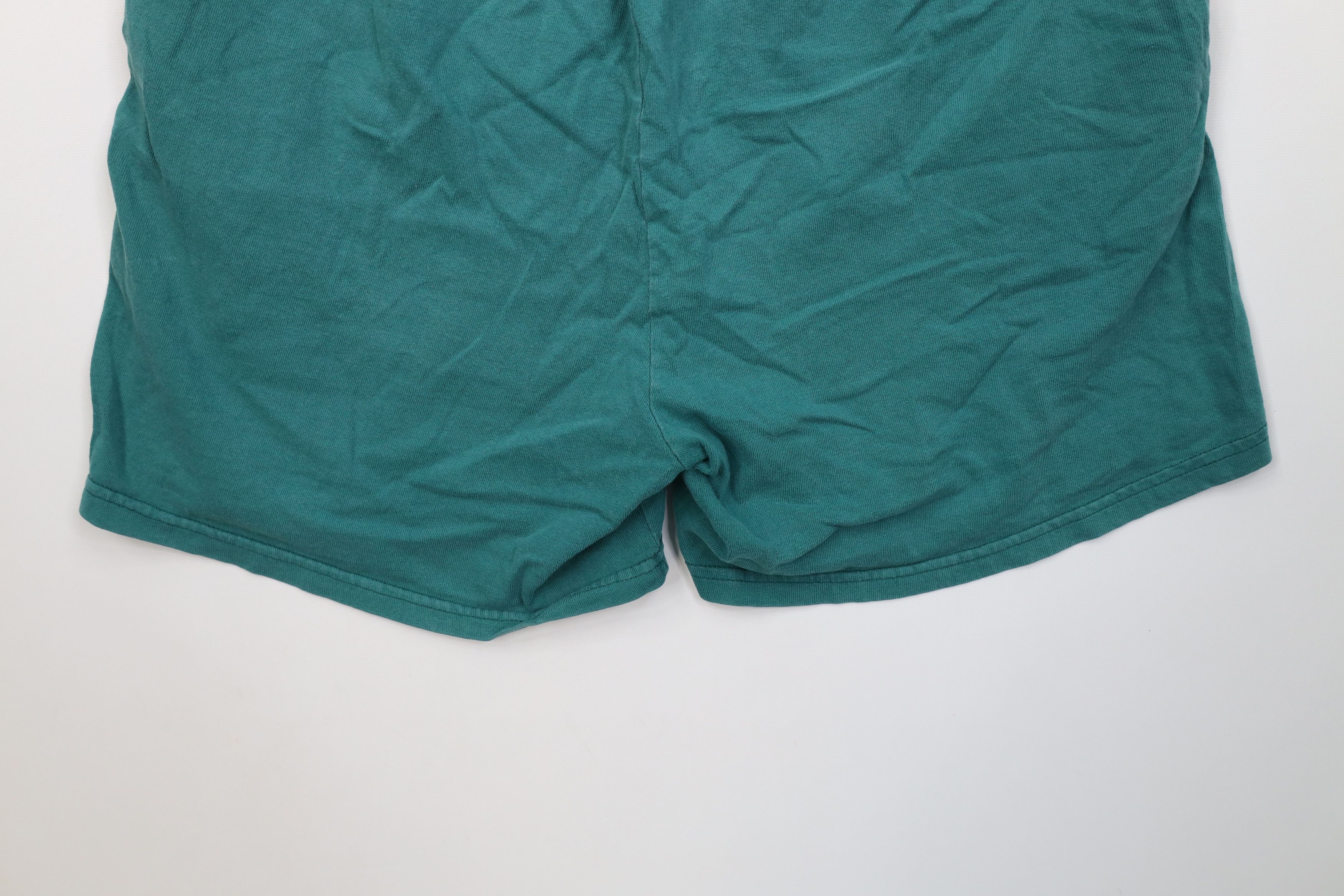 Nike Vintage 90s Nike Mini Swoosh Above Knee Shorts Green USA Size US 34 / EU 50 - 14 Thumbnail