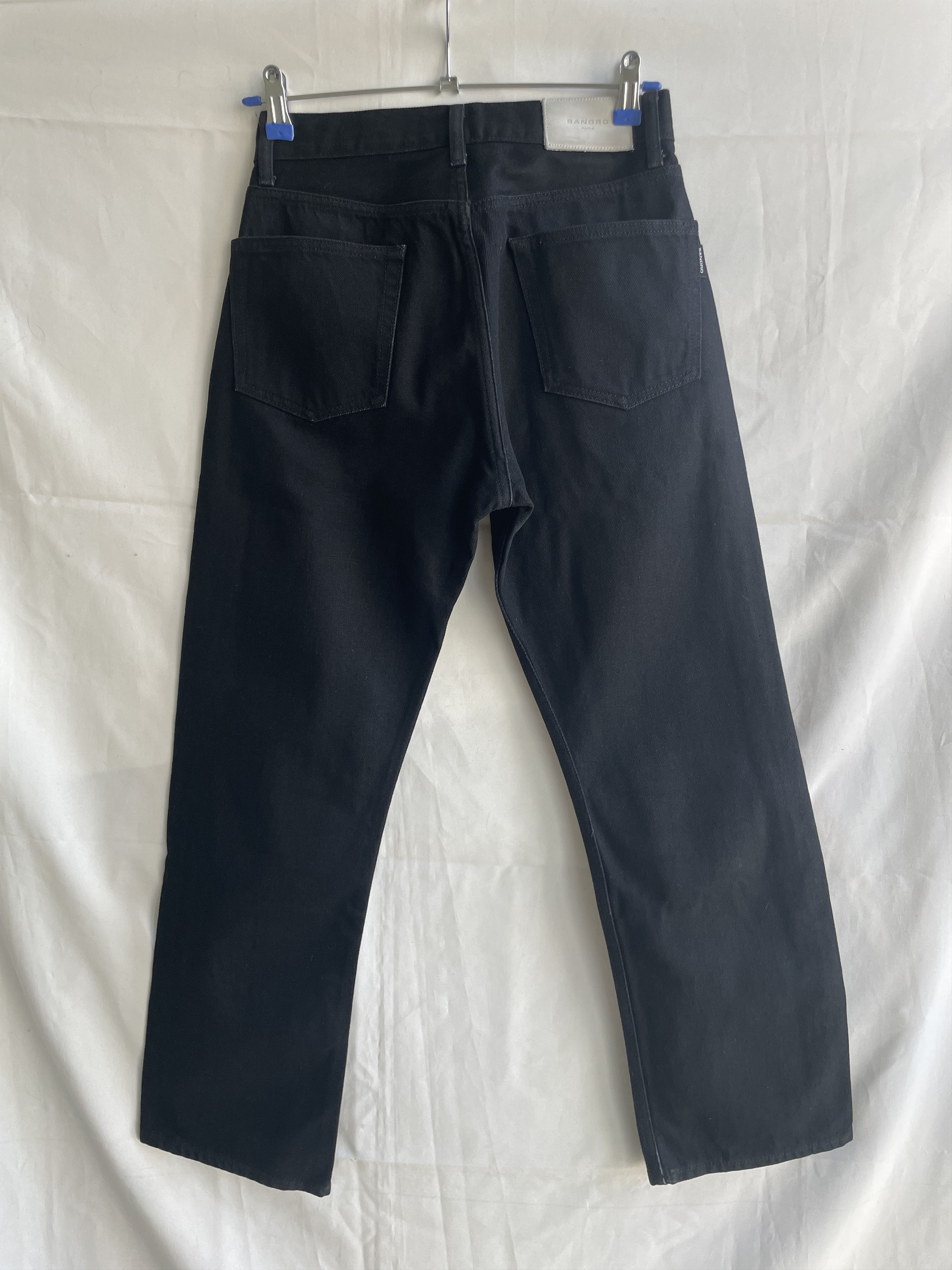 Sandro Sandro Heavy Black Regular Fit Ankle Lenght Denim Size 27 Size US 27 - 2 Thumbnail