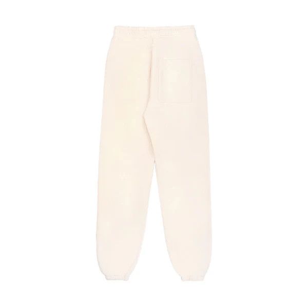 Sporty & Rich o1mle0525 Team Logo Sweatpant in Cream Size 28" / US 6 / IT 42 - 2 Thumbnail