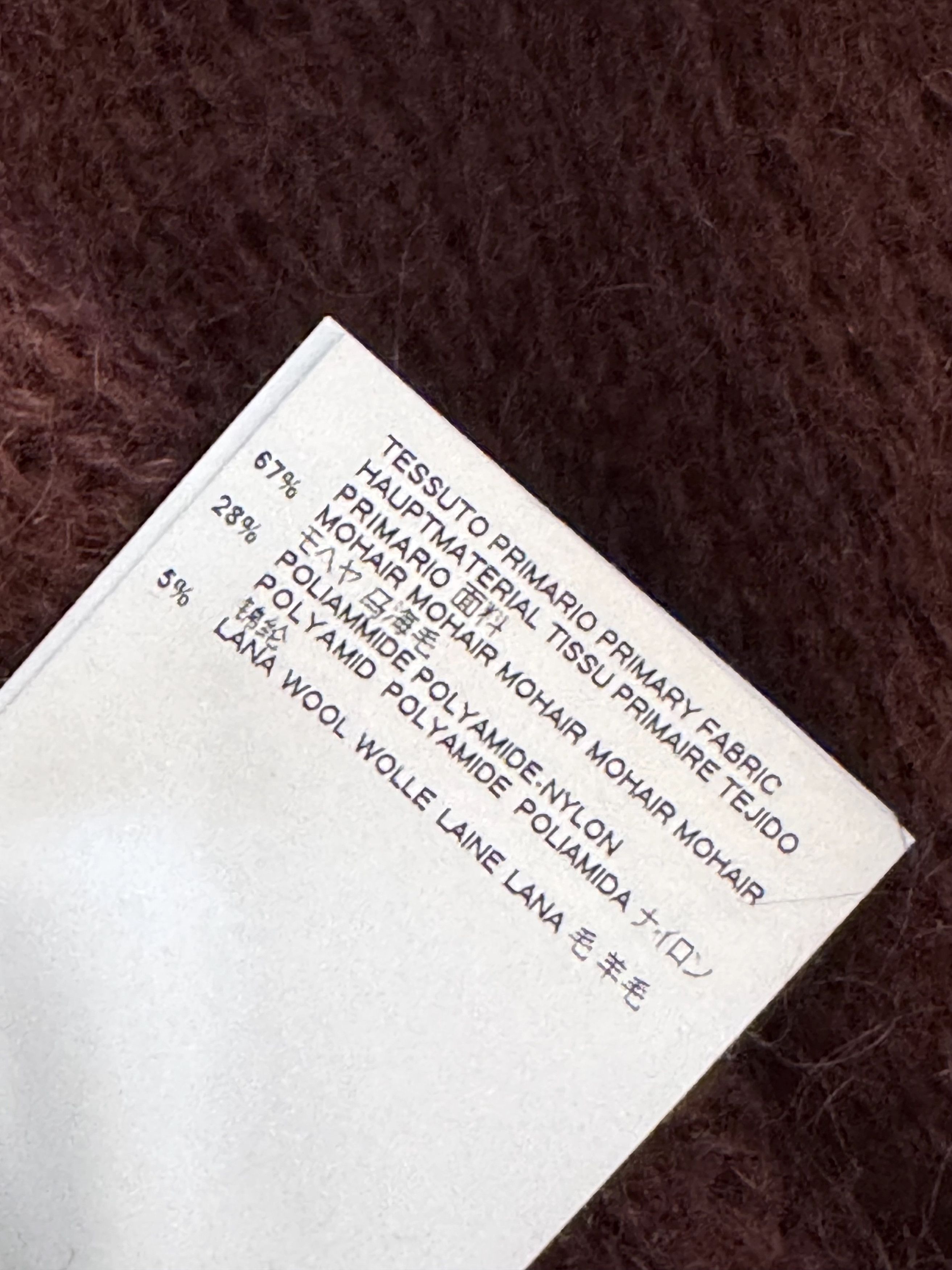 Marni Marni Sweater Blue Burgundy Mohair Wool Crew Neck IT 50 Size US M / EU 48-50 / 2 - 7 Thumbnail