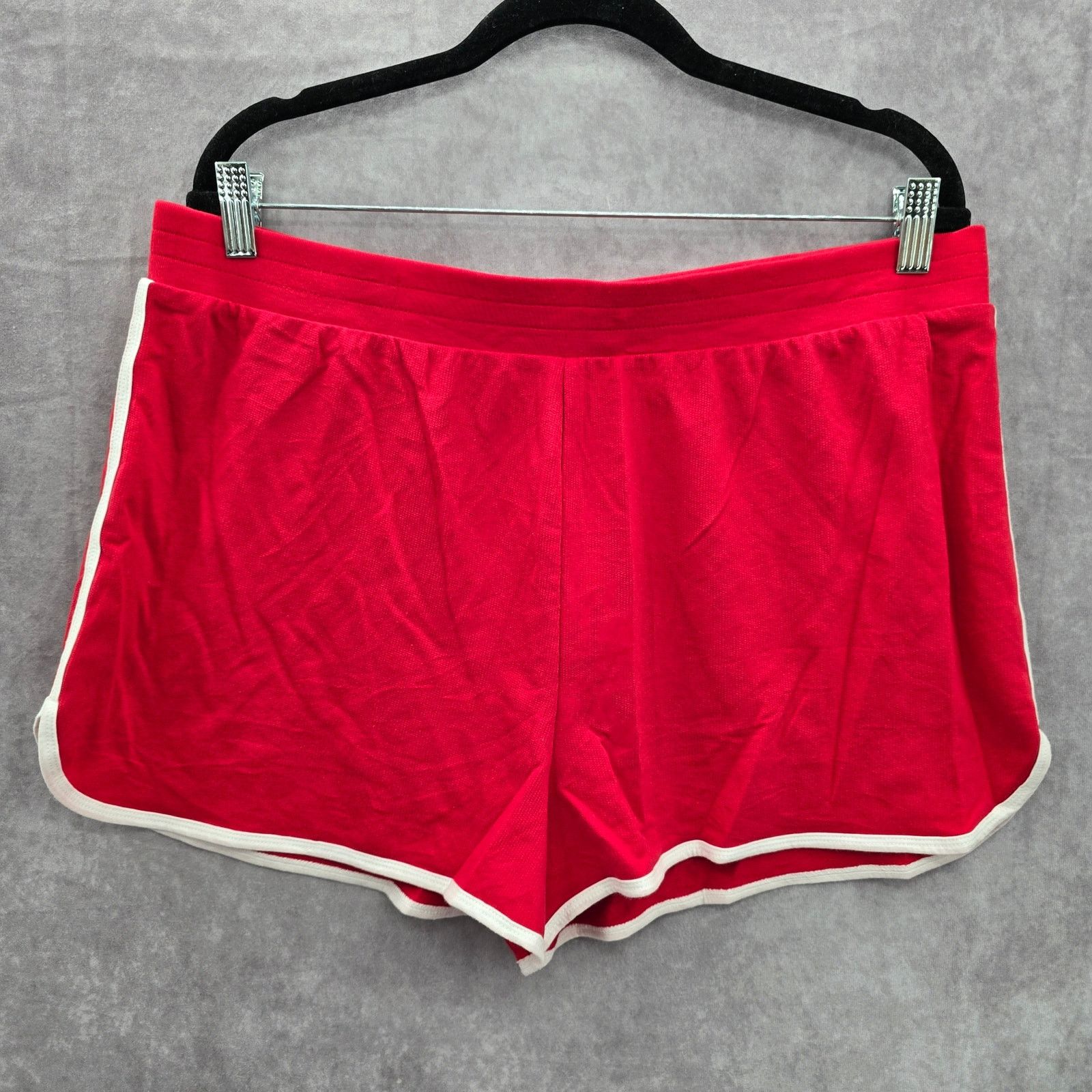 Other No Boundaries Red White Lounge Stretch Shorts Plus XL 15-17 Size 38" / US 16 / IT 52 - 1 Thumbnail