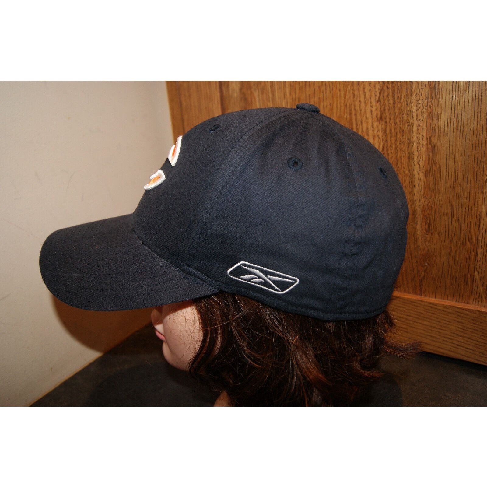 Reebok Chicago Bears Fitted OSFA Gray Blue Reebok Hat Cap Select Size ONE SIZE - 3 Thumbnail
