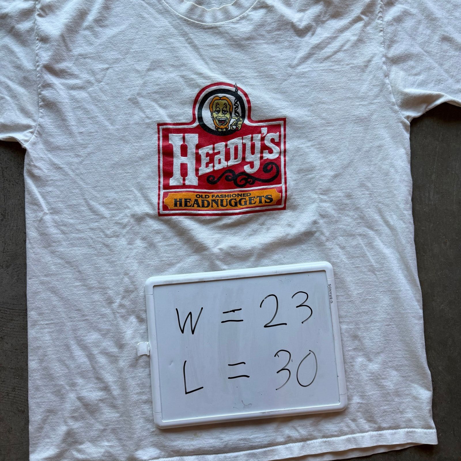 Vintage Vintage Headys “Wendy’s Nuggets Tee” Size US XL / EU 56 / 4 - 7 Thumbnail